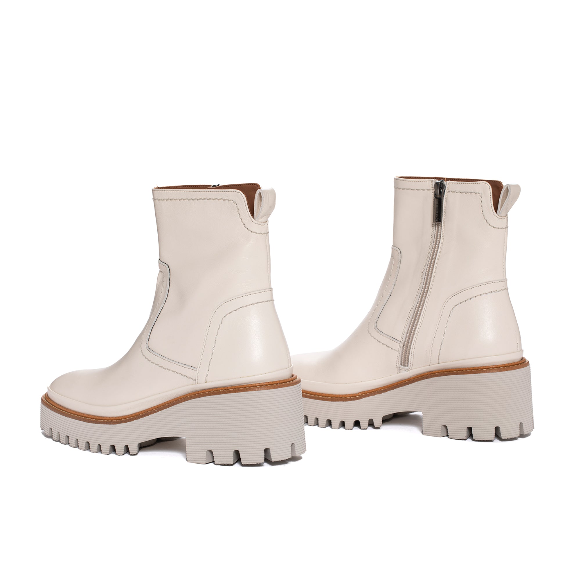 BOTIN PLATAFORMA CARMEN PIUMA HIELO