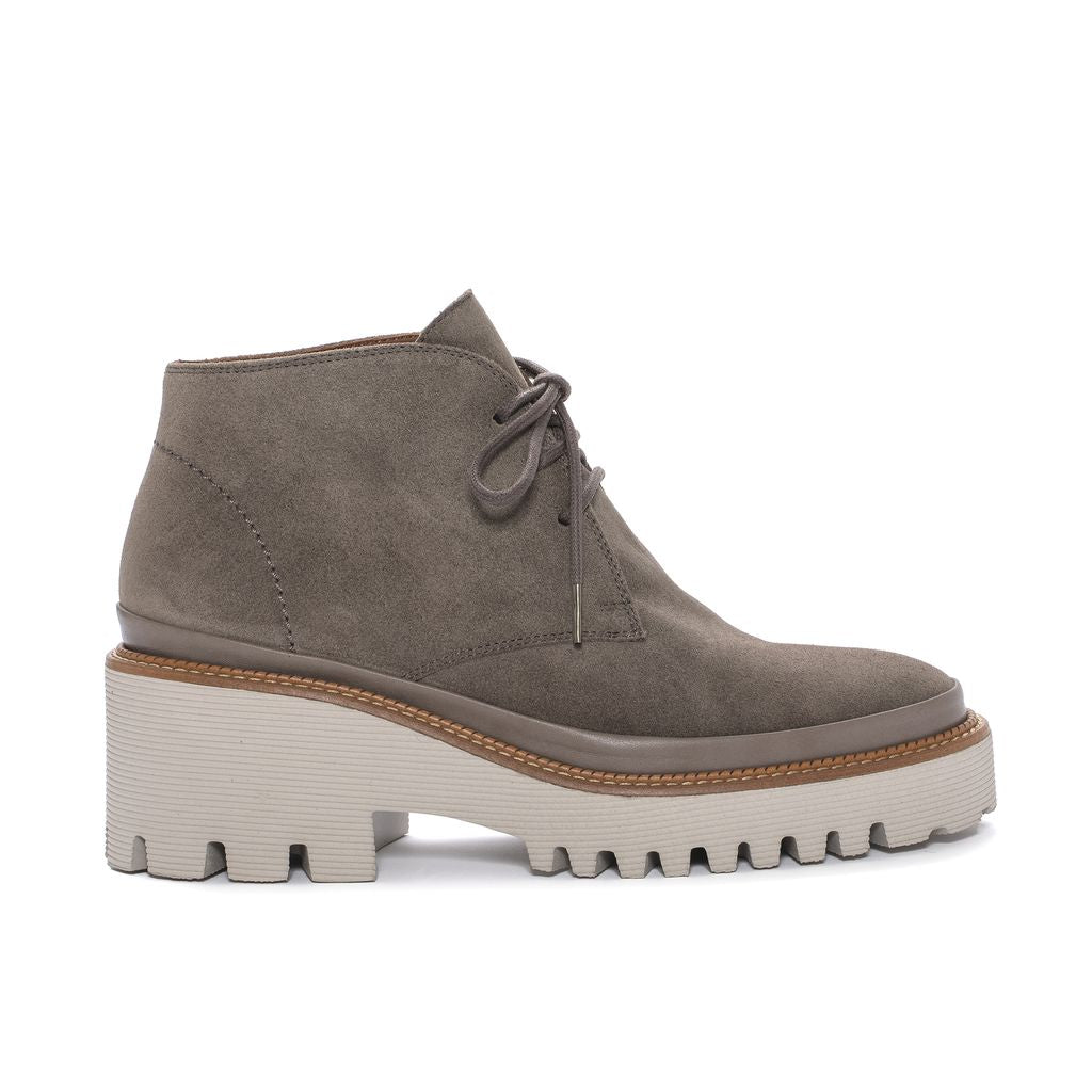 BOTIN PLATAFORMA CARMEN VELOUR TOPO