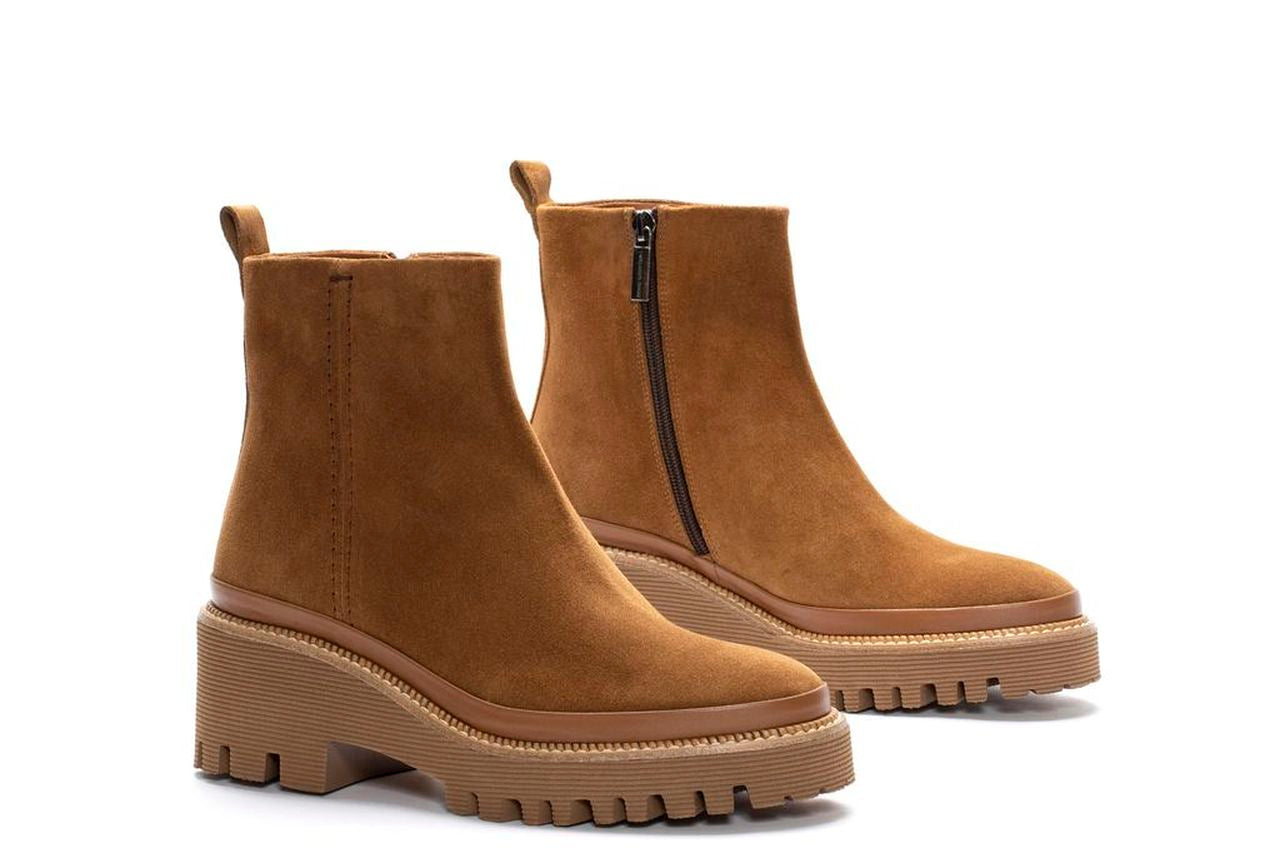 BOTIN PLATAFORMA CARMEN VELOUR TOFFE