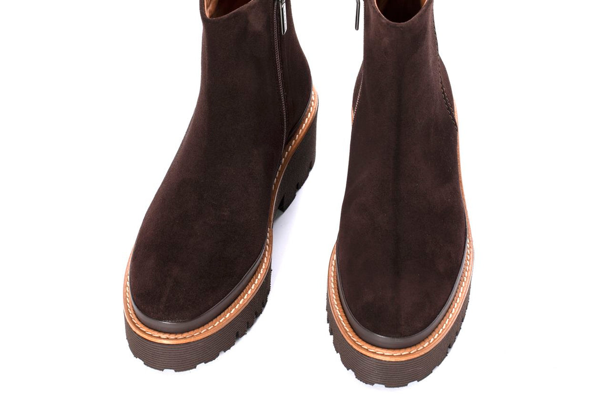 BOTIN PLATAFORMA CARMEN VELOUR EXPRESS