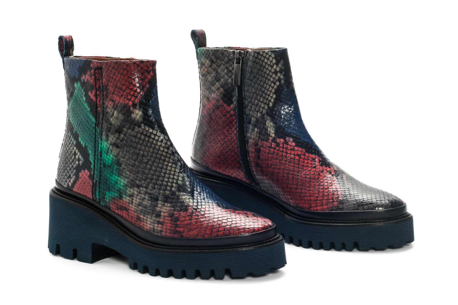 BOTIN PLATAFORMA CARMEN PYTON MULTICOLOR