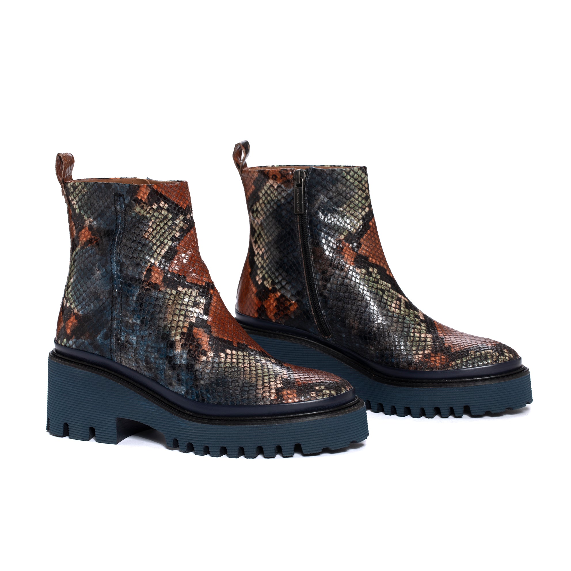 BOTIN PLATAFORMA CARMEN PYTON MULTICOLOR