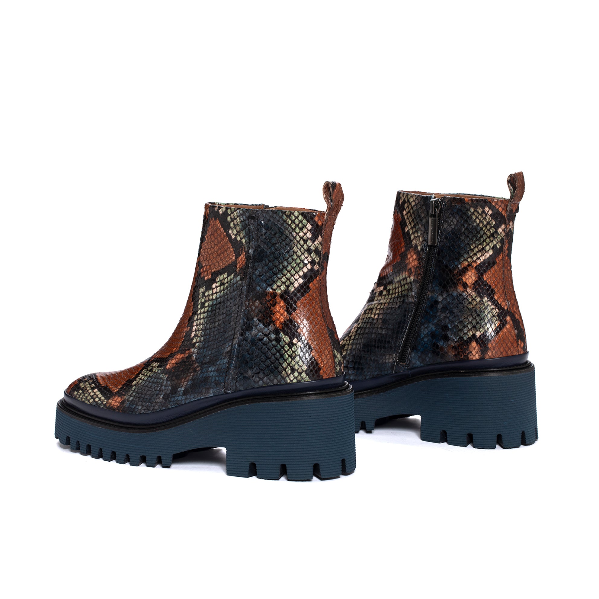 BOTIN PLATAFORMA CARMEN PYTON MULTICOLOR