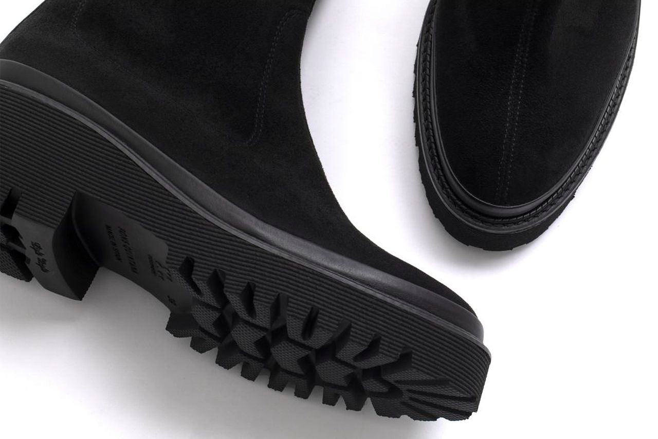 BOTA CARMEN VELOUR JET STRECH NEGRO
