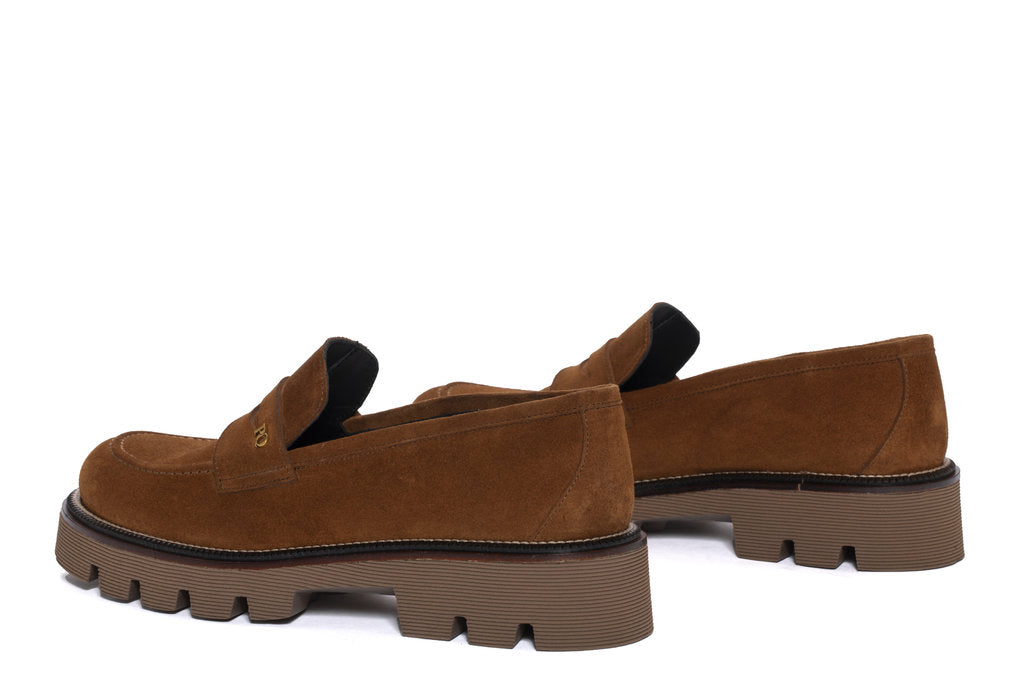 ZAPATO PLANO JENNY VELOUR TOFFE