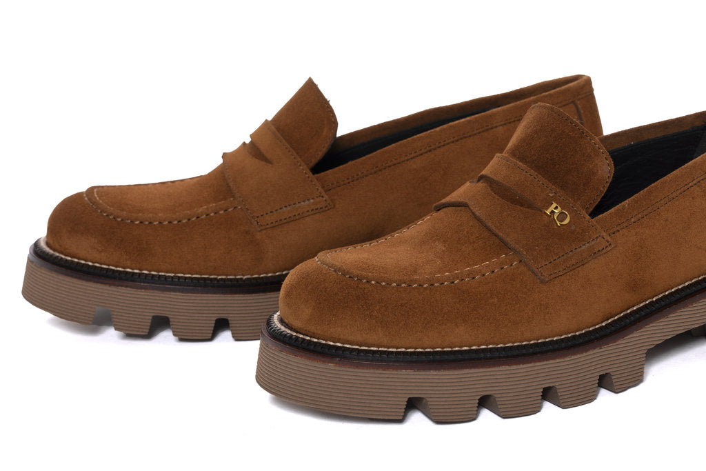 ZAPATO PLANO JENNY VELOUR TOFFE