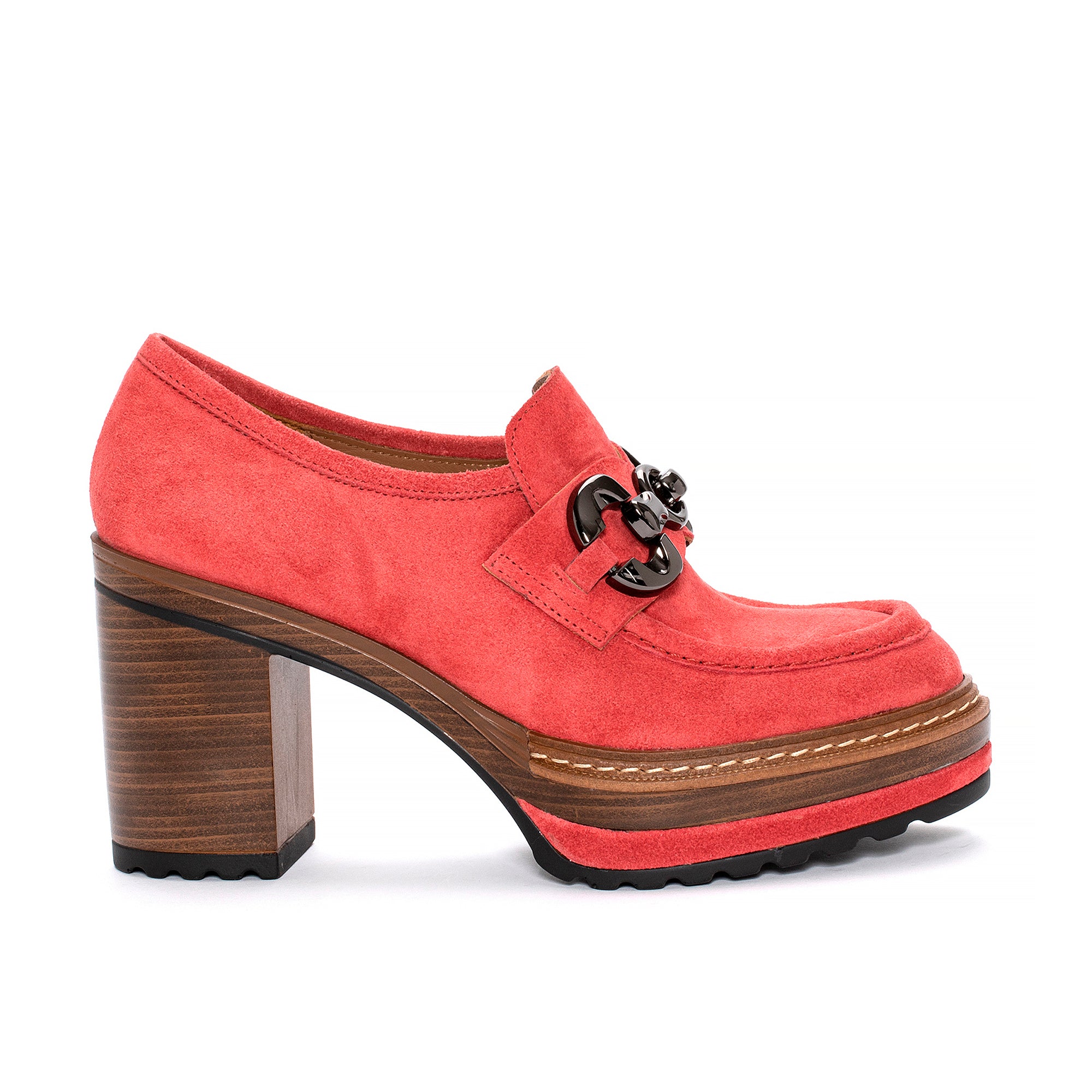 OLIVIA VELOR CORAL HEEL SHOE