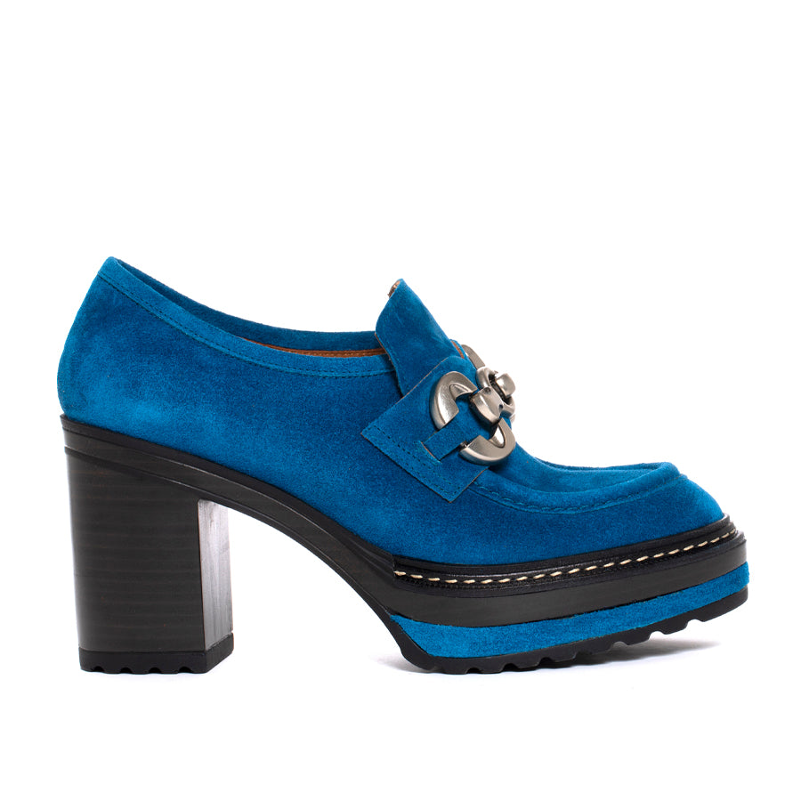 ZAPATO TACON OLIVIA VELOUR ROYAL