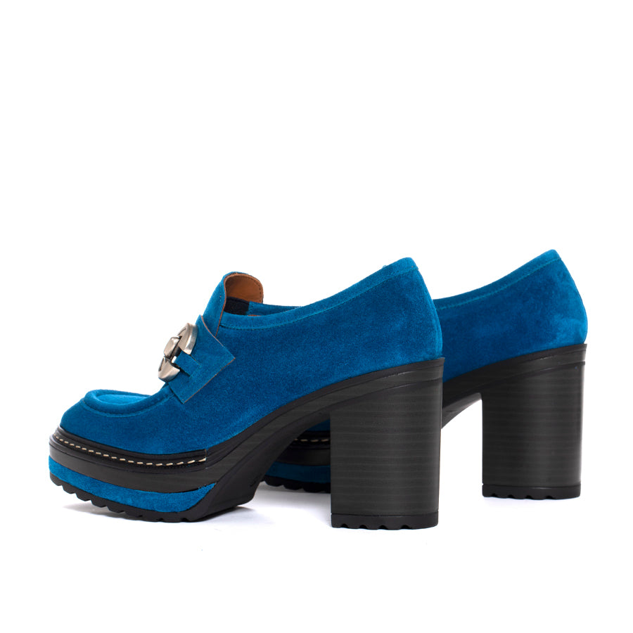 ZAPATO TACON OLIVIA VELOUR ROYAL