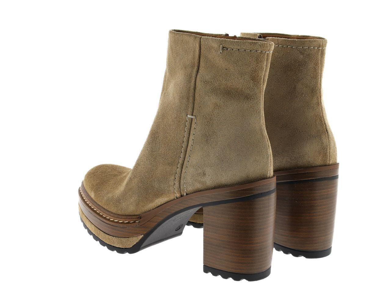 BOTIN TACON OLIVIA VELOUR TAUPE