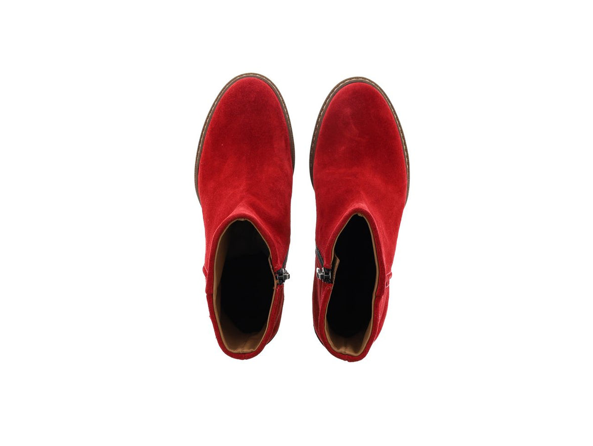 BOTIN TACON OLIVIA VELOUR CHERRY