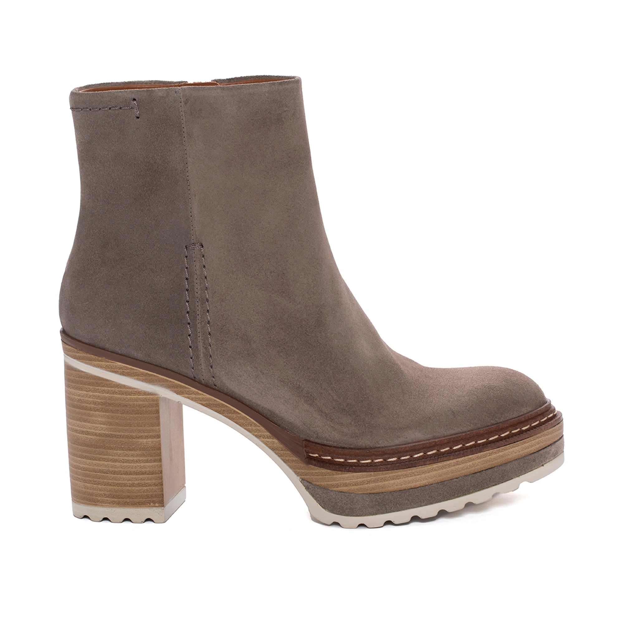 BOTIN TACON OLIVIA VELOUR TOPO