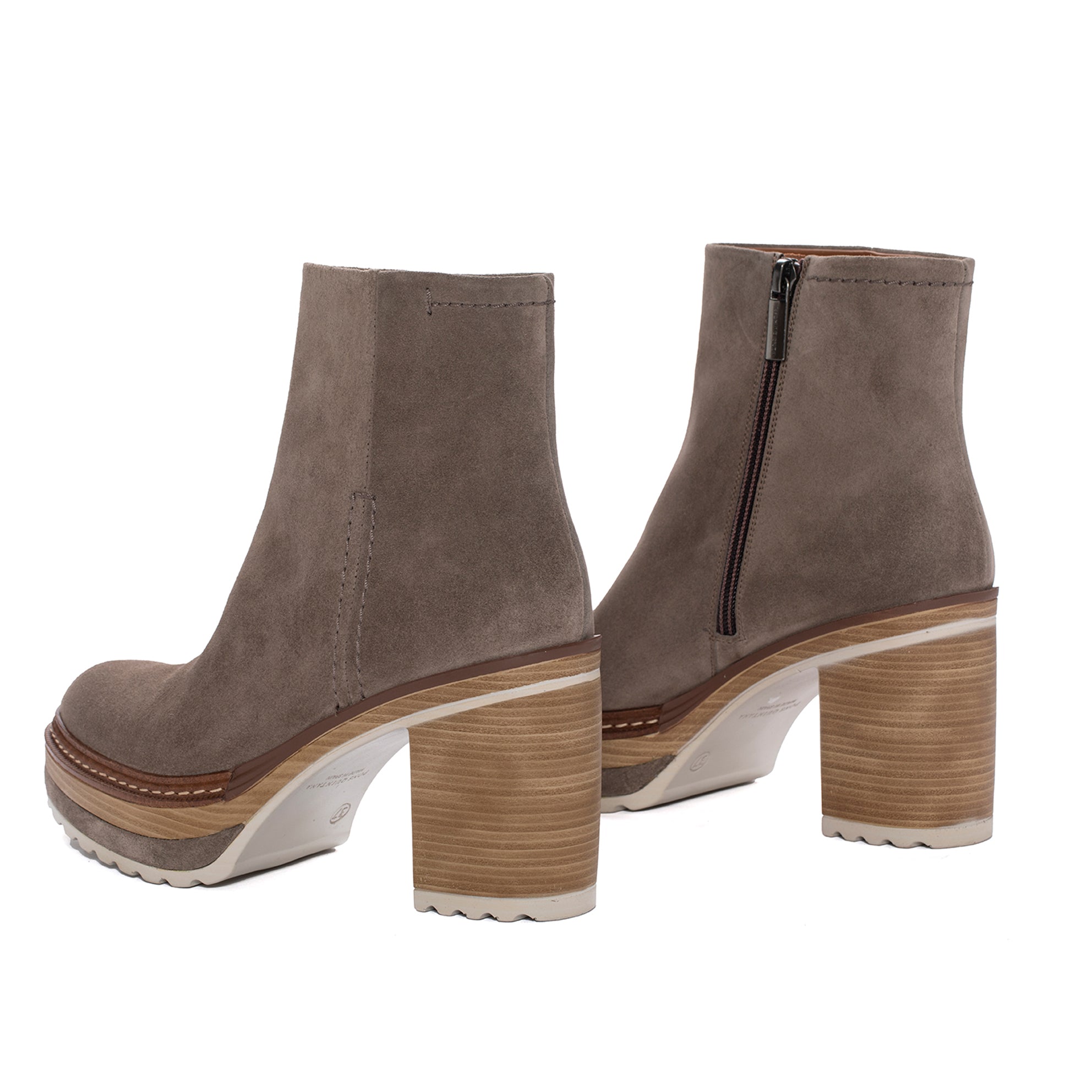 BOTIN TACON OLIVIA VELOUR TOPO