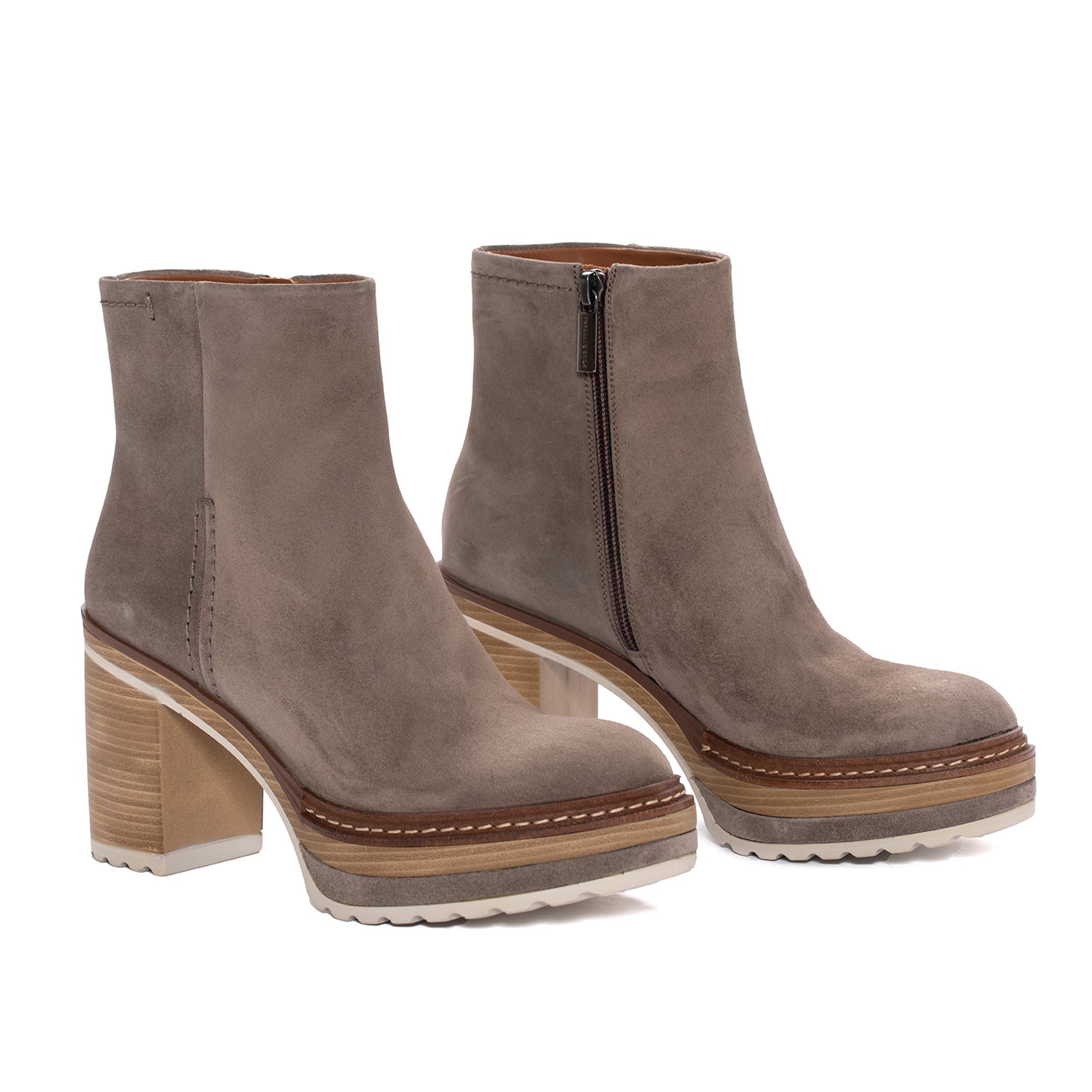 BOTIN TACON OLIVIA VELOUR TOPO