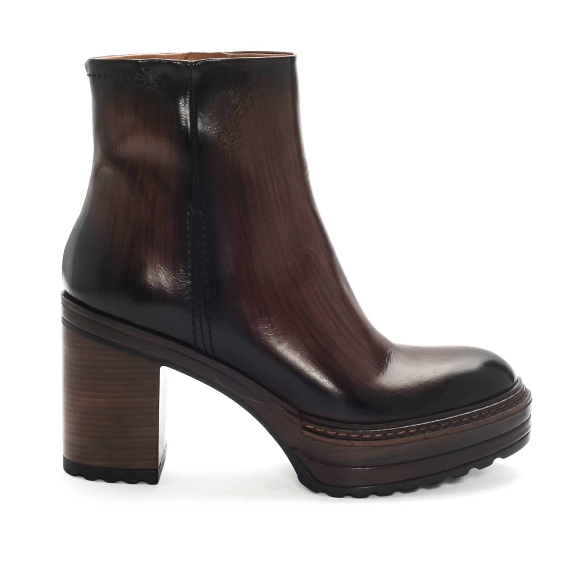 OLIVIA BRANCH TOFFE HEEL BOOT