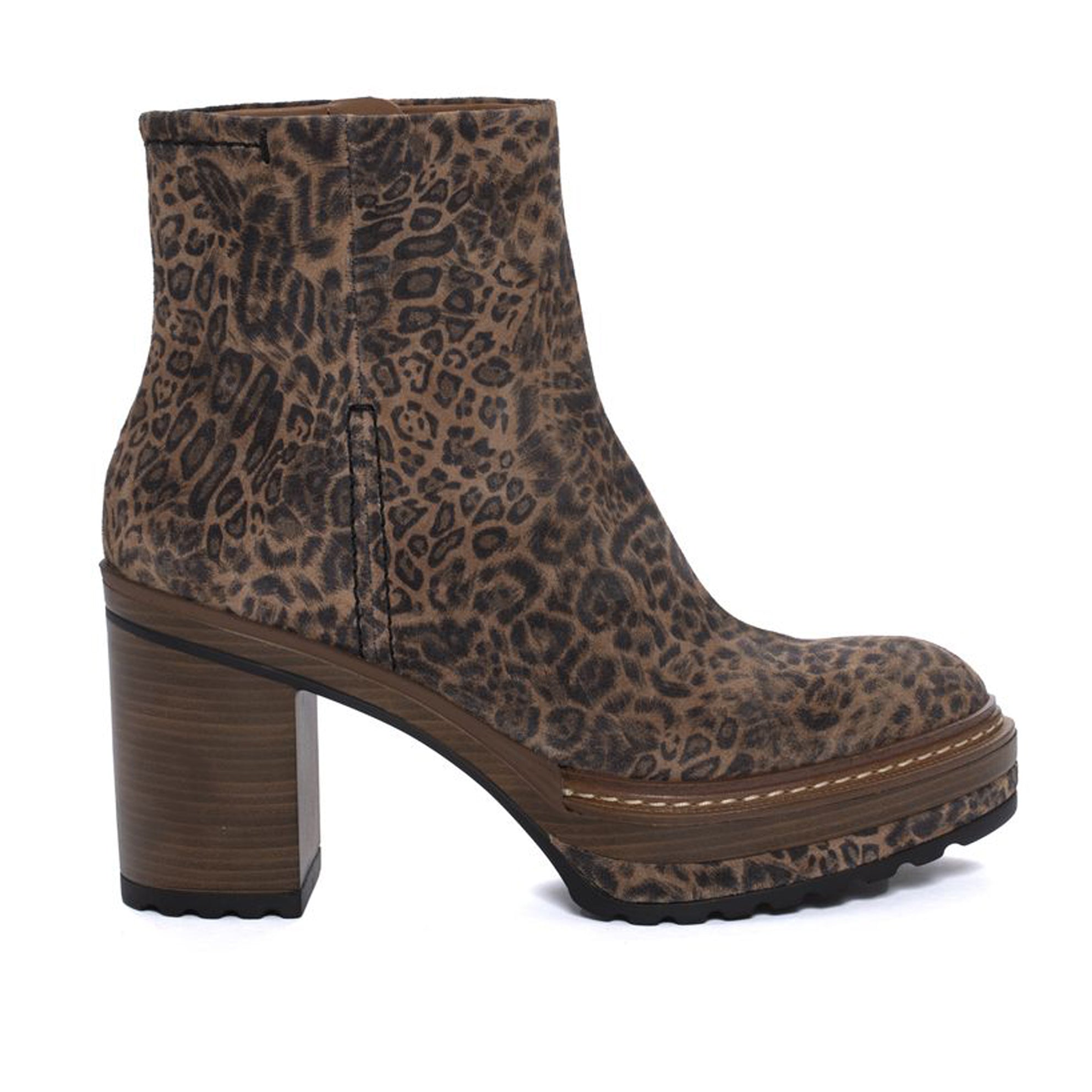 BOTIN TACON OLIVIA LEOPARDINO TOPO