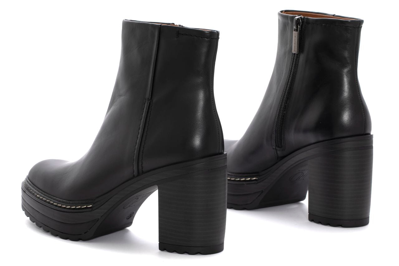 BOTIN TACON OLIVIA BABY CALF NEGRO