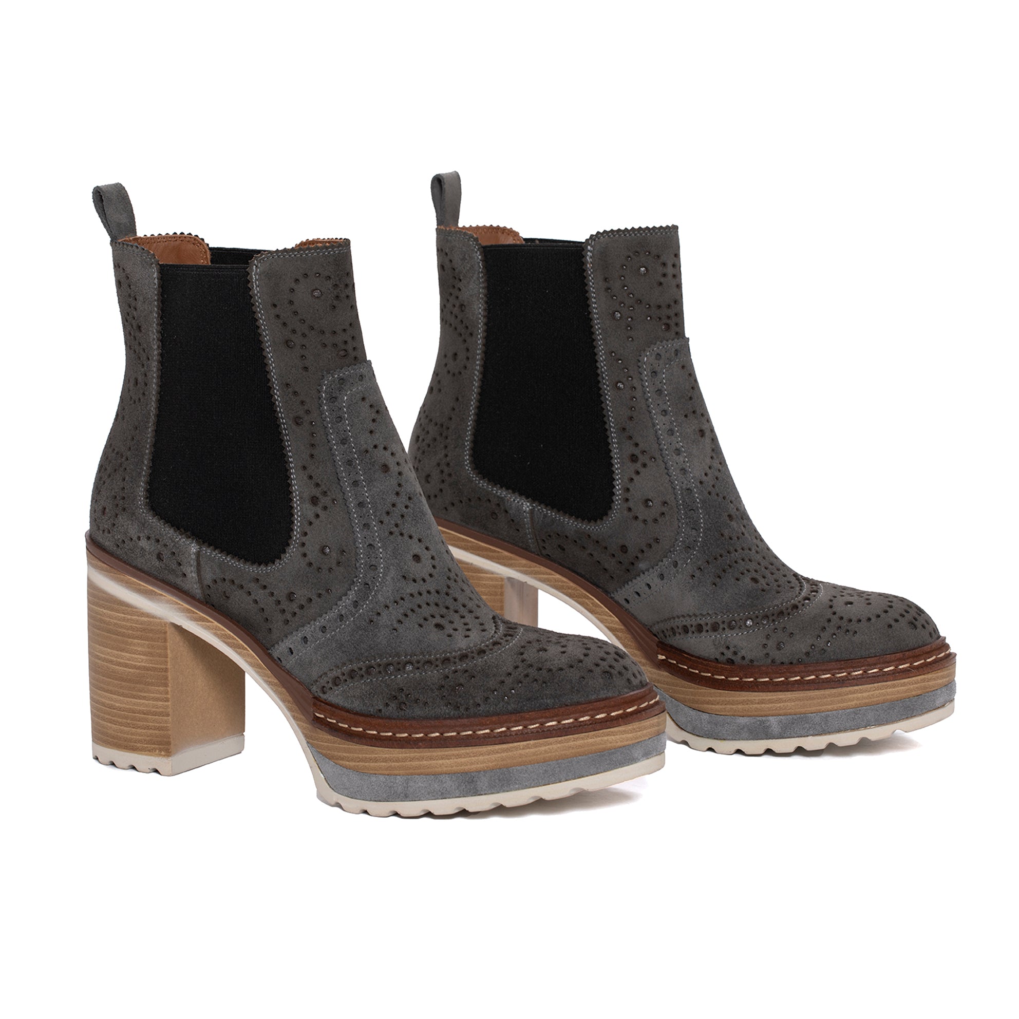 BOOT HEEL OLIVIA VELOR PELTRO