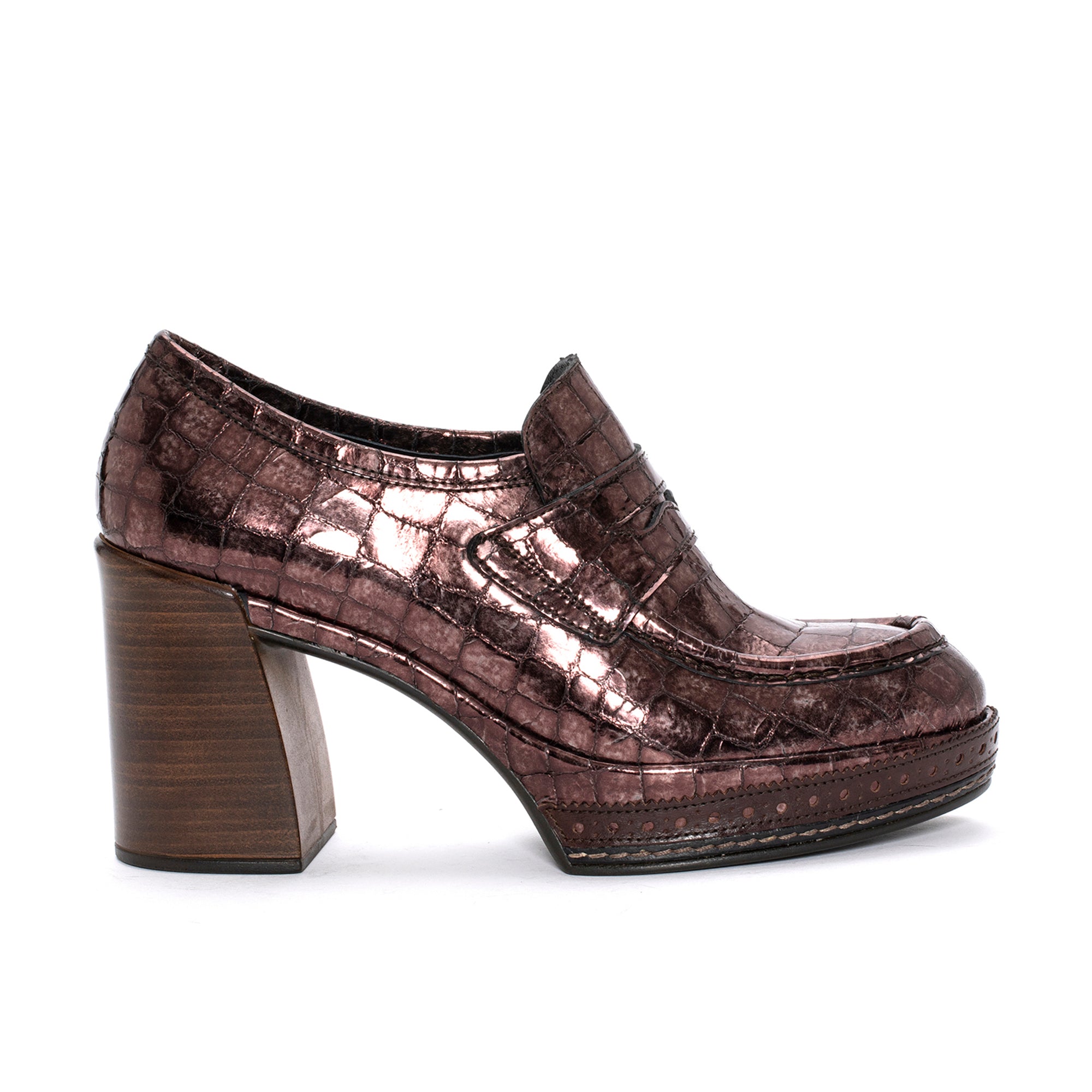 ZAPATO TACON AMELIA COCONUT BRONCE