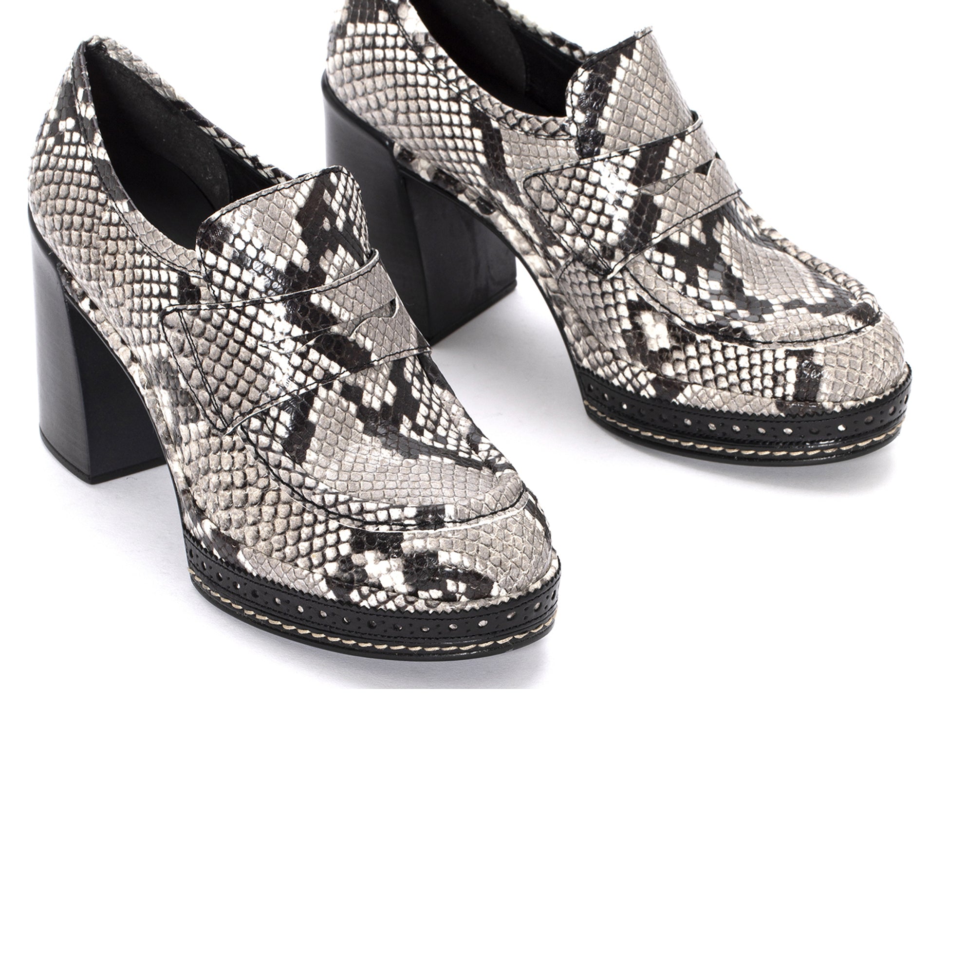 ZAPATO TACON AMELIA PYTON ROCCIA