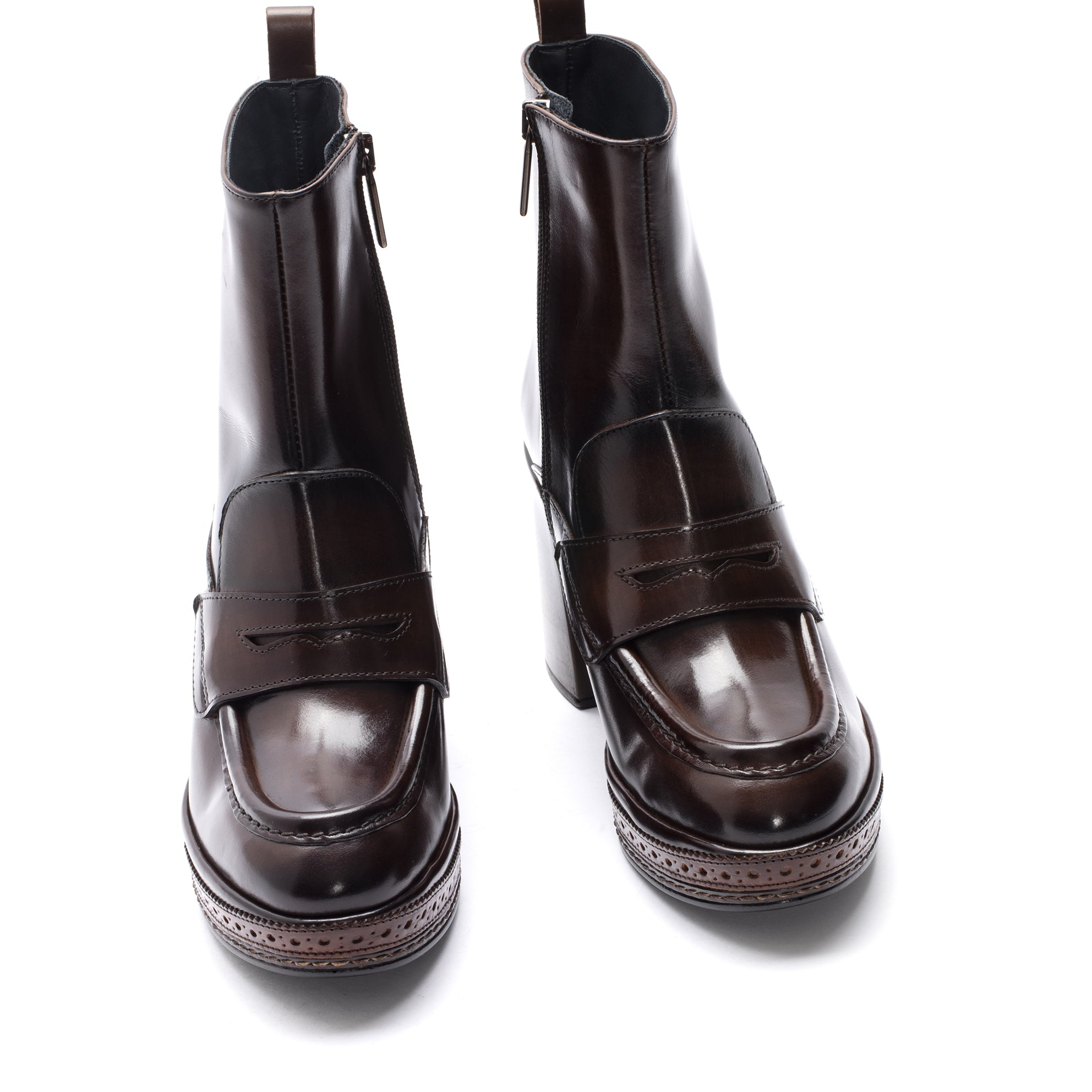 AMELIA NEPAL EBONY HEEL BOOT