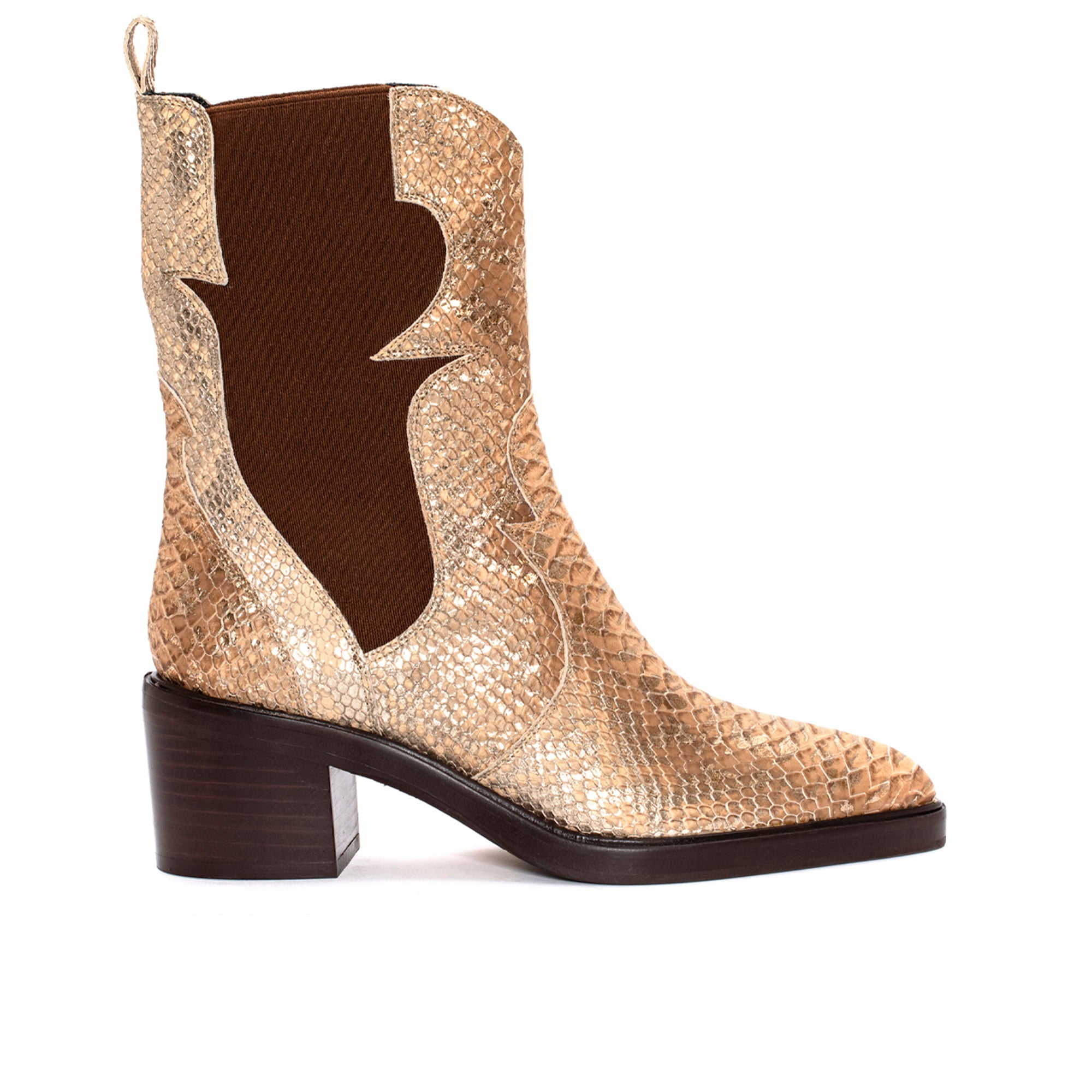 BOTIN COWBOY MARIAN CRAZY CUIR