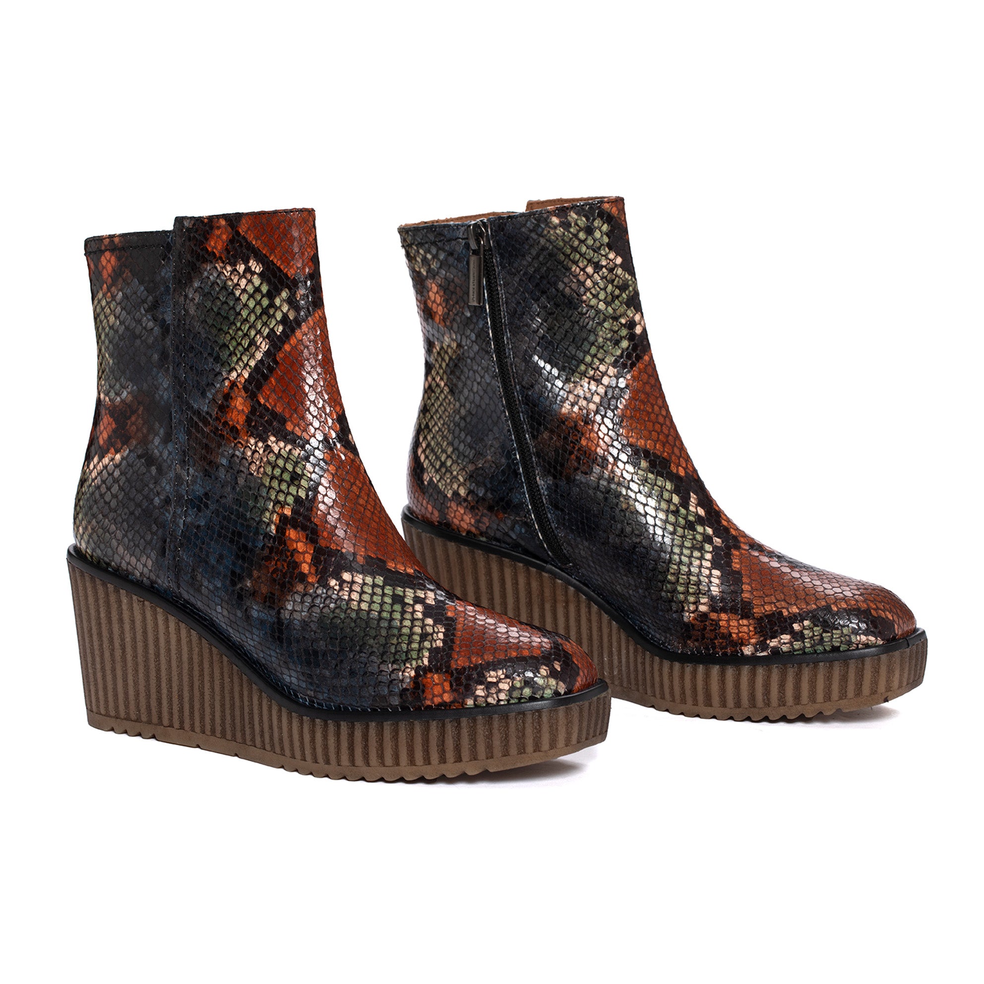 BOTIN PLATAFORMA CLAUDIA PYTON MULTI