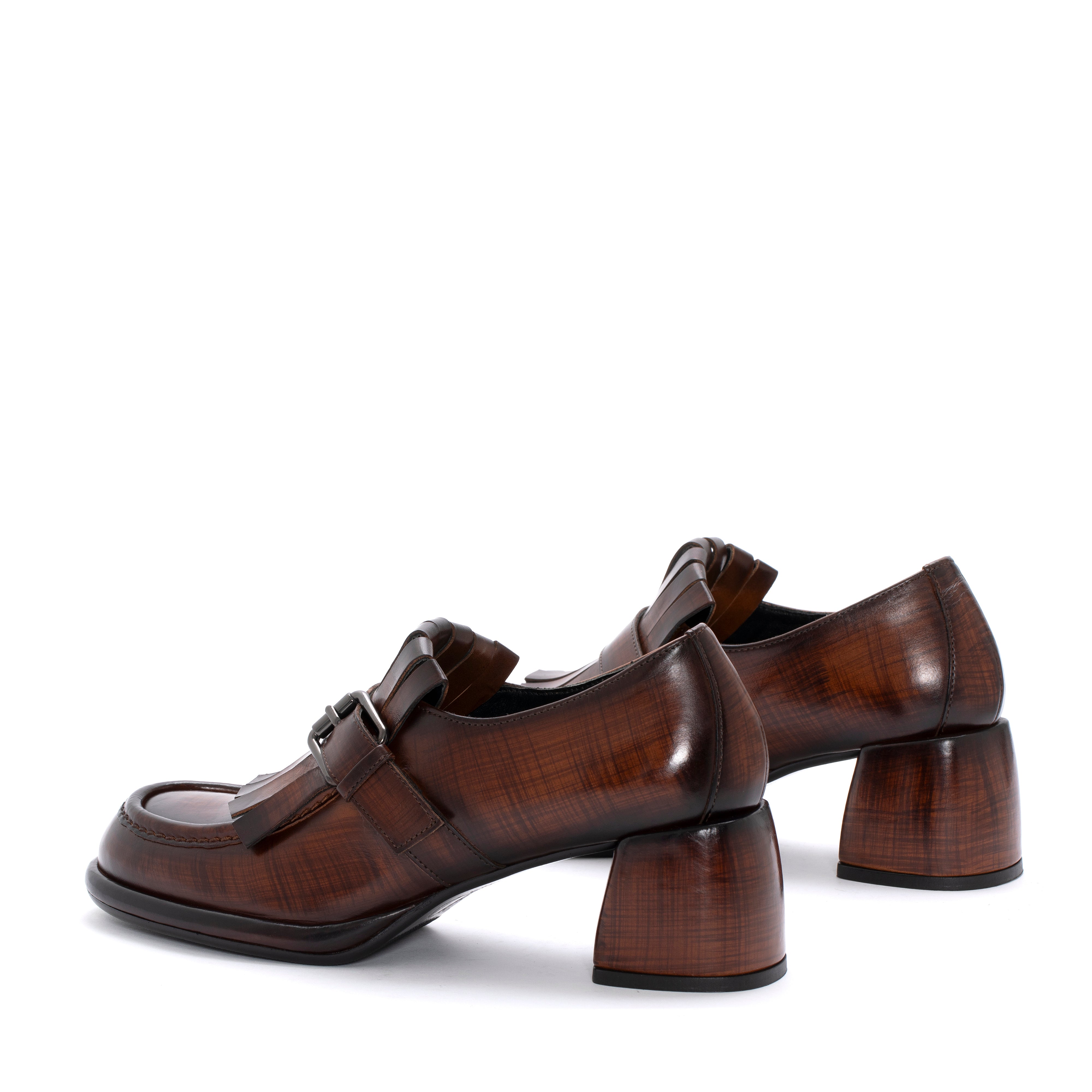 HEELED SHOES EMILIA NEPAL LEGNO