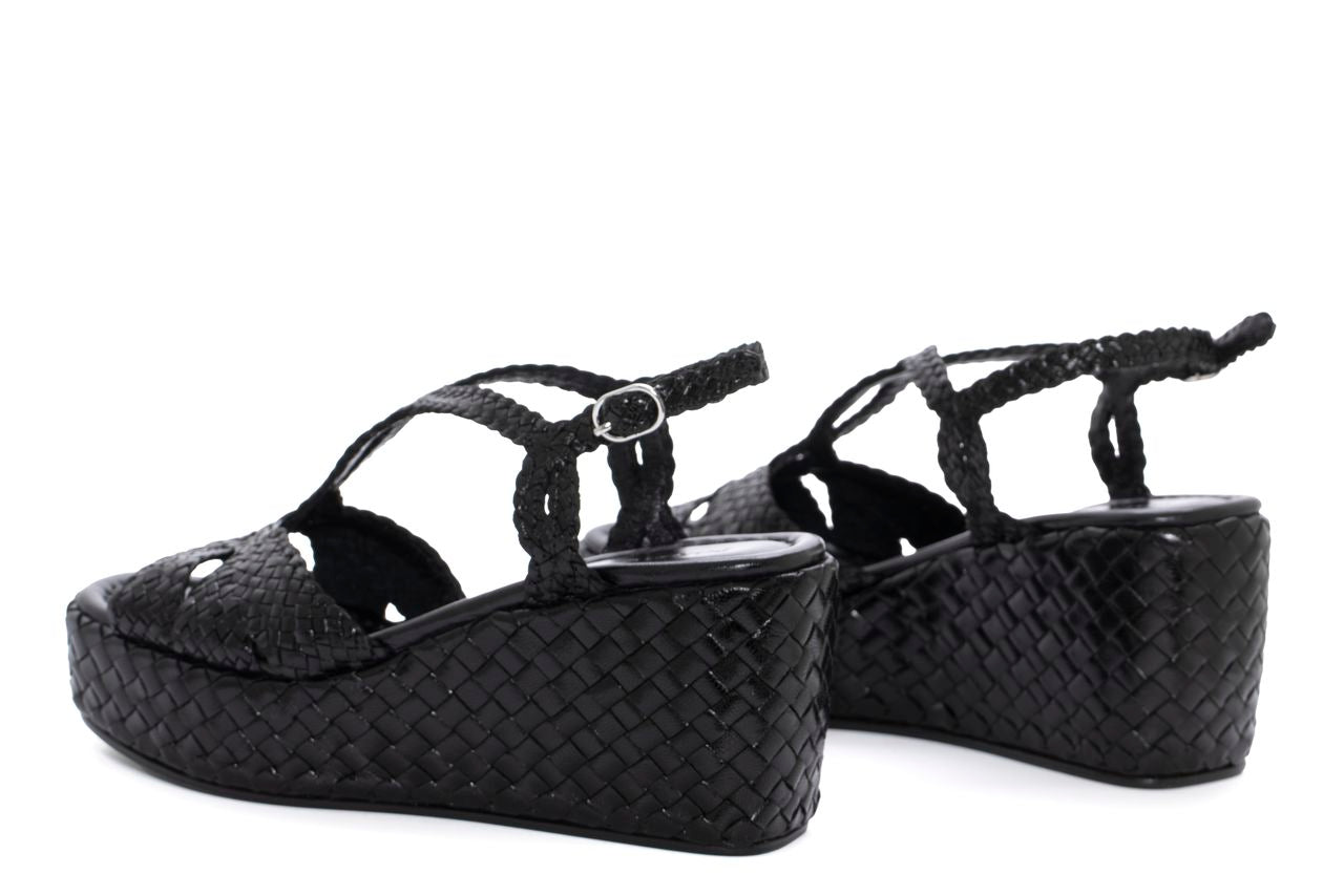 ANKARA BLACK PLATFORM SANDAL