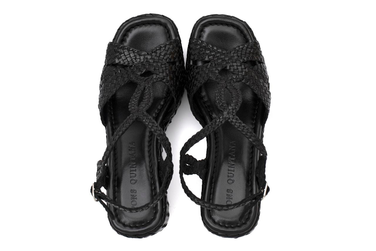 ANKARA BLACK PLATFORM SANDAL