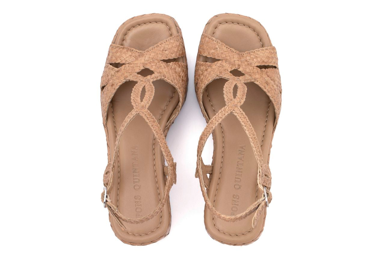 SANDALIA PLATAFORMA ANKARA TAUPE