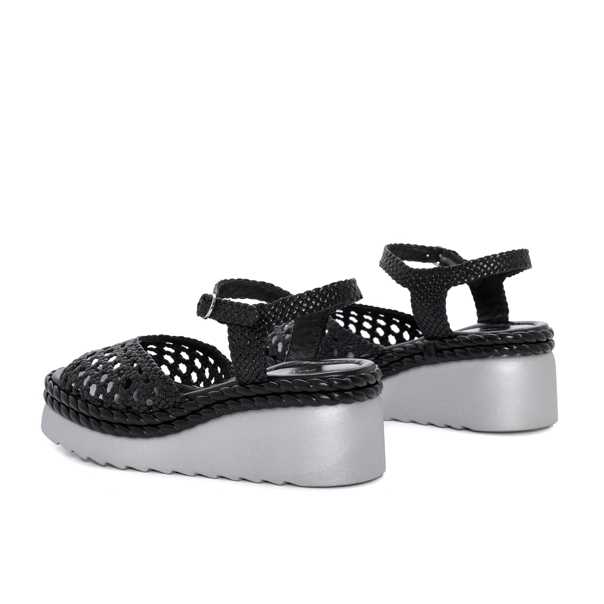 IBIZA BLACK PLATFORM SANDAL