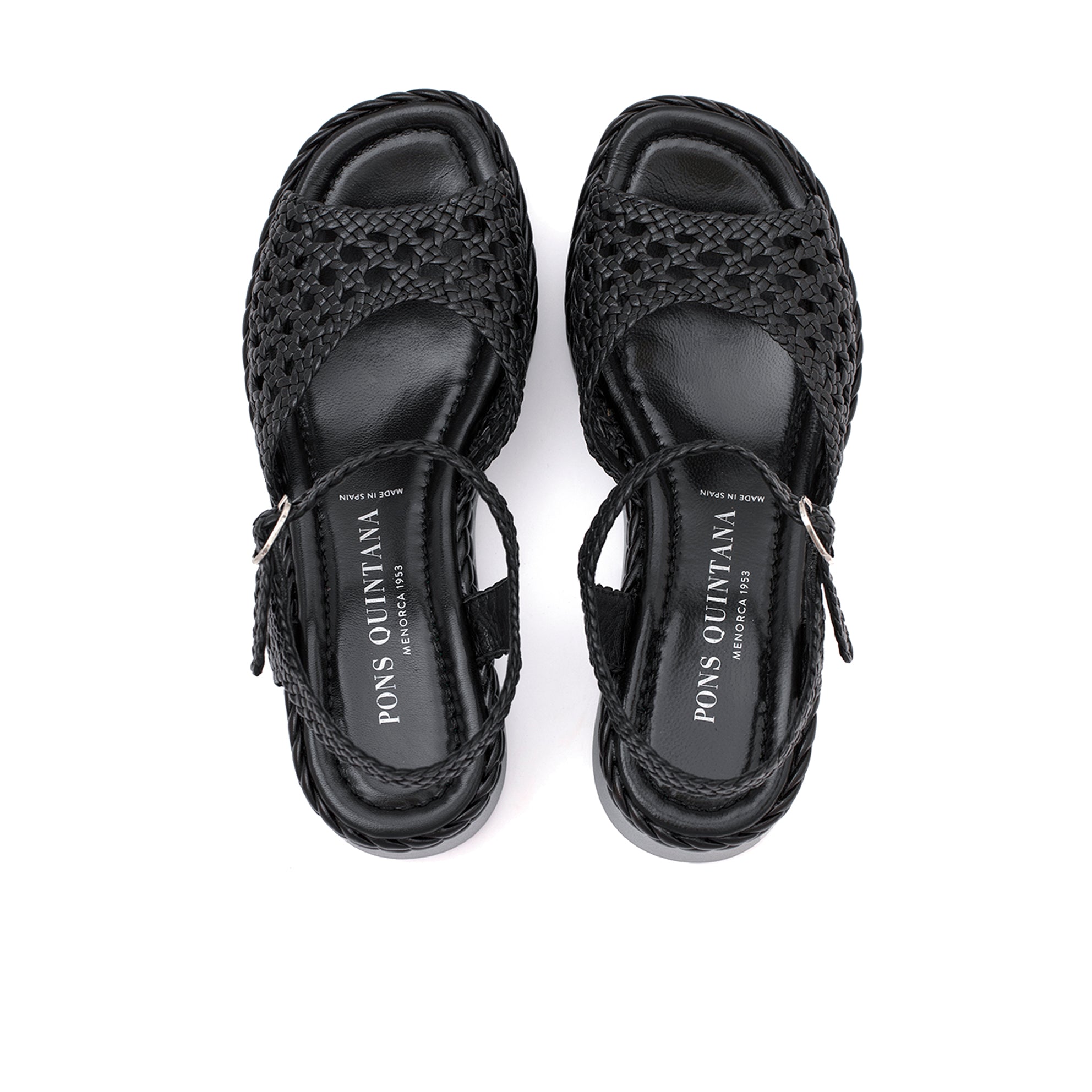 IBIZA BLACK PLATFORM SANDAL