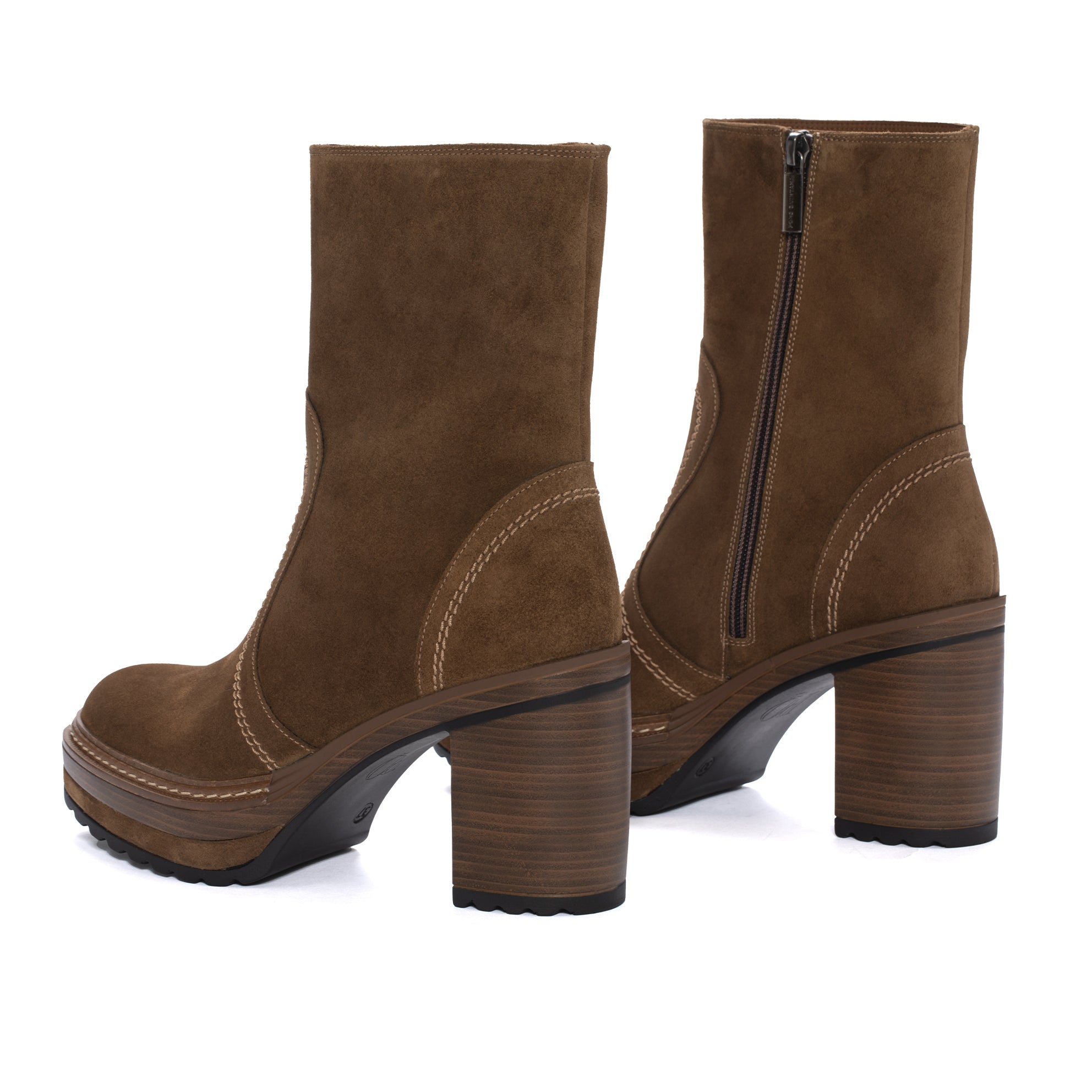 BOTIN TACON OLIVIA VELOUR TOFFE