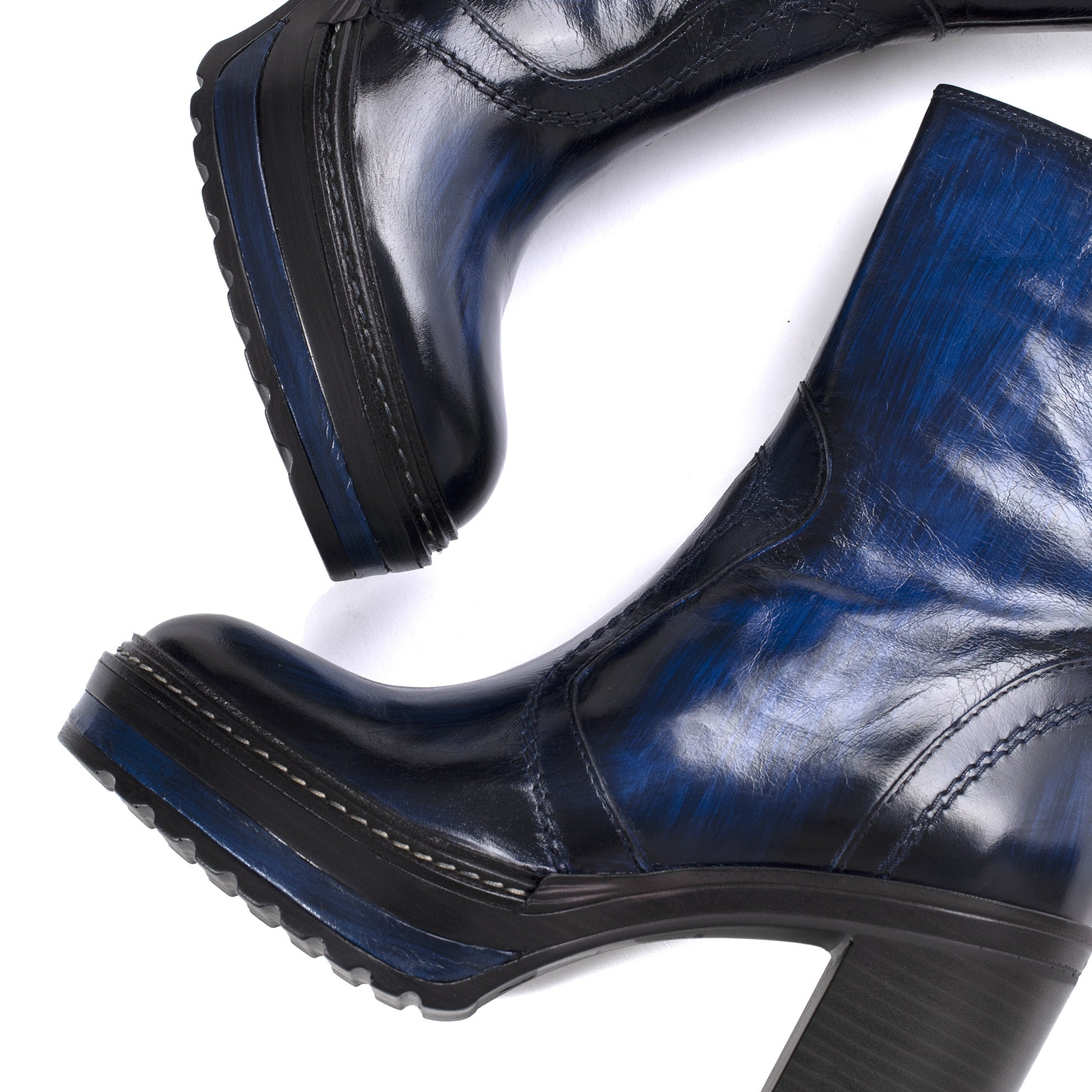 OLIVIA BRANCH COBALT HEEL BOOT