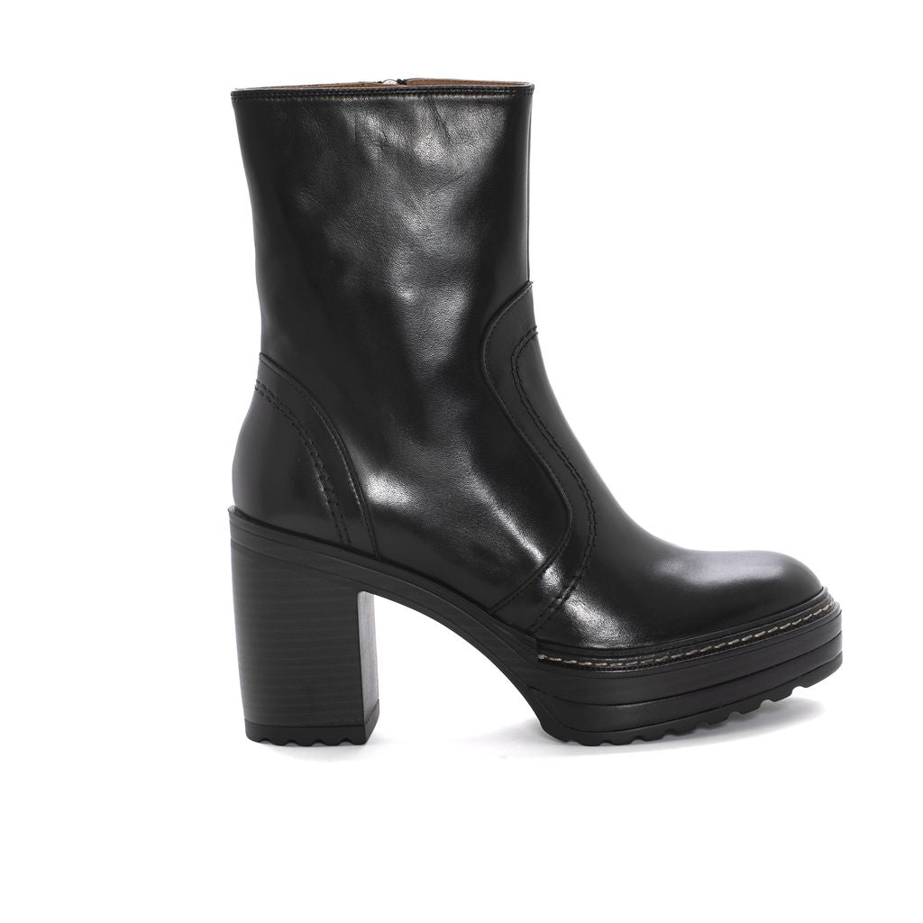 BOTIN TACON OLIVIA PIUMA NEGRO