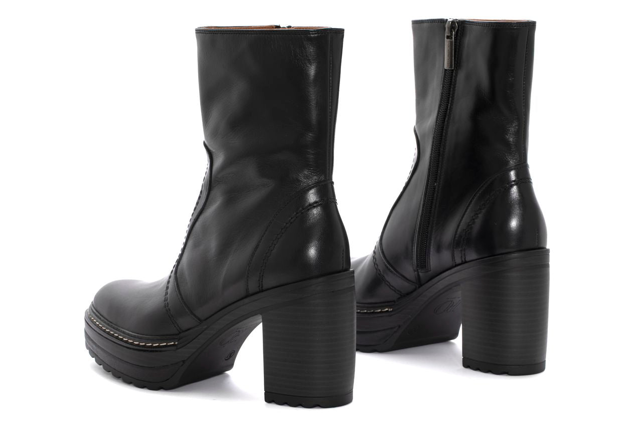 BOTIN TACON OLIVIA PIUMA NEGRO