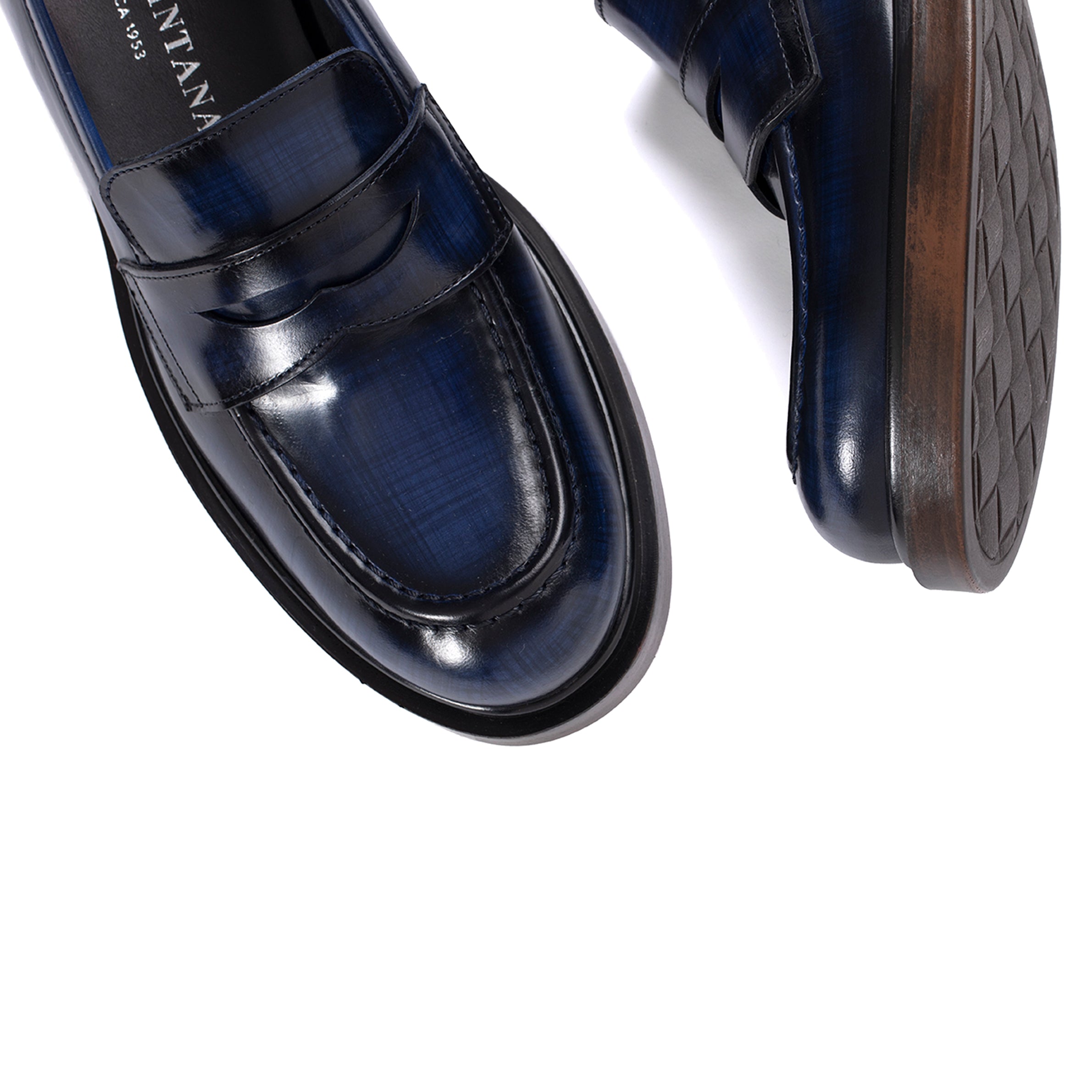 MOCASIN SELINE NEPAL COBALT