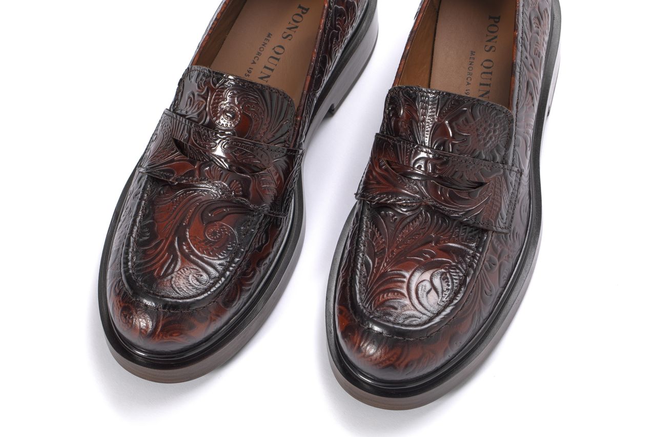 MOCASIN SELINE CHARRO CUERO