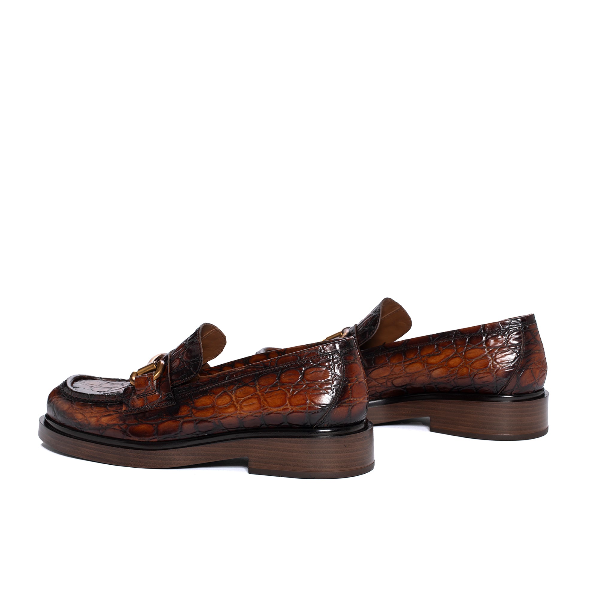 SELINE COCCO LEATHER LOAFER