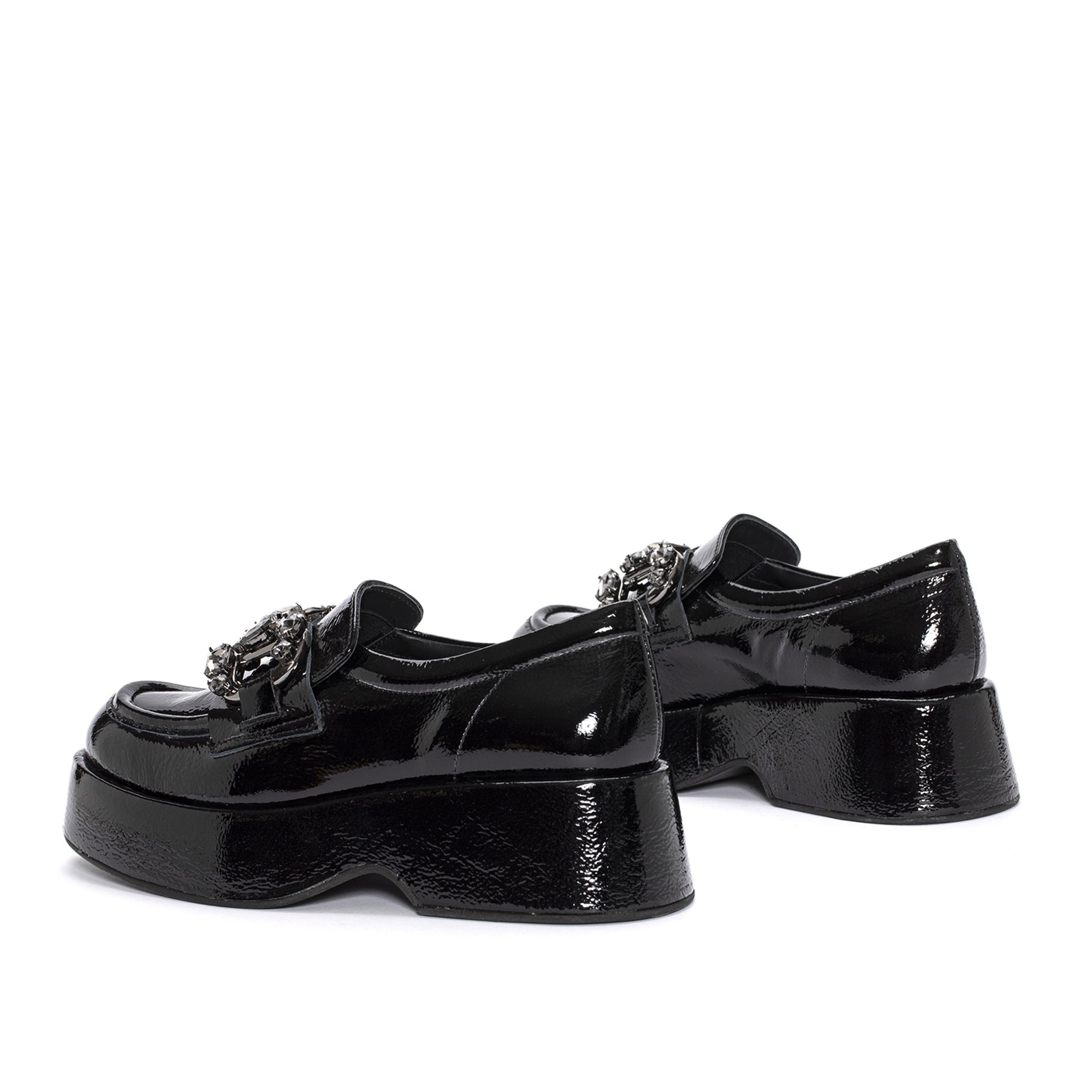 MOCASIN DE PLATAFORMA NAPLAC NEGRO