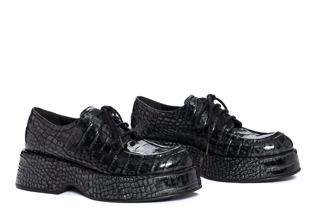 MOCASIN PLATAFORMA FLIPER LAKE NEGRO