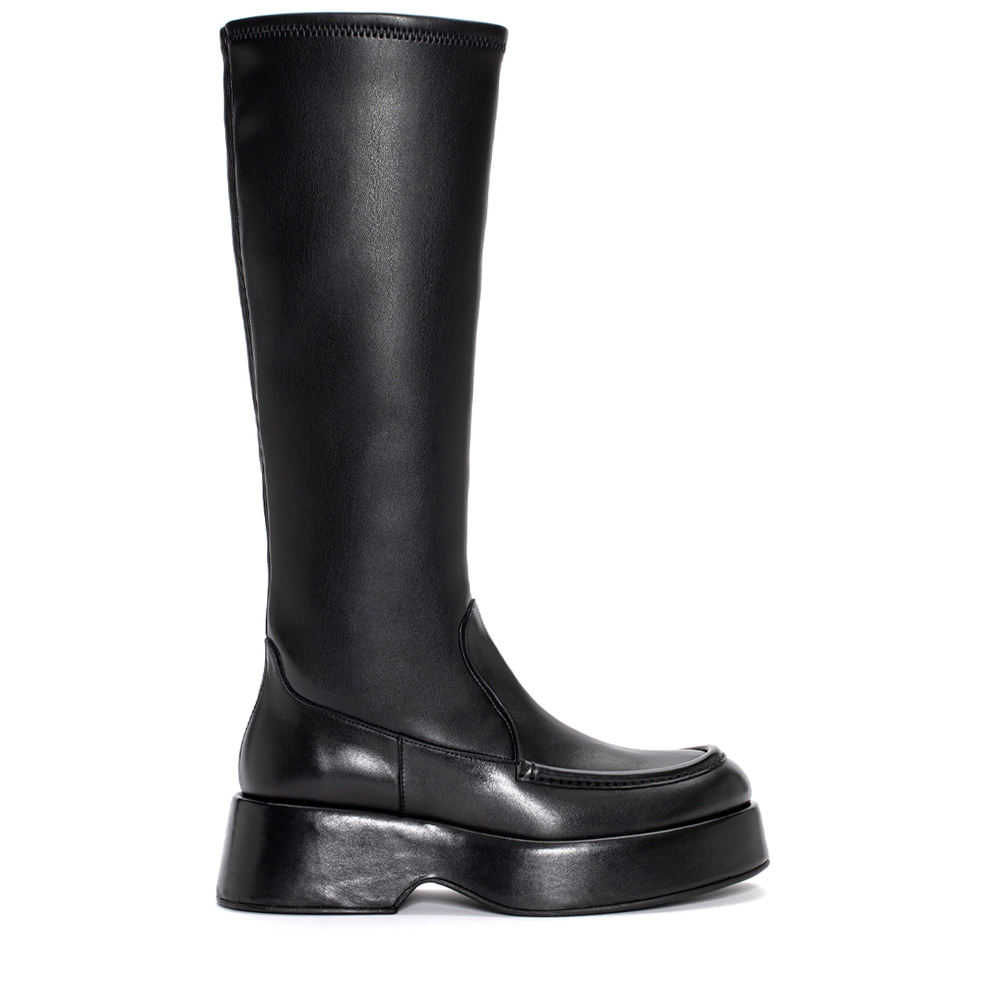 BOTA PLATAFORMA FLIPER PIUMA NAPA STRECH NEGRE