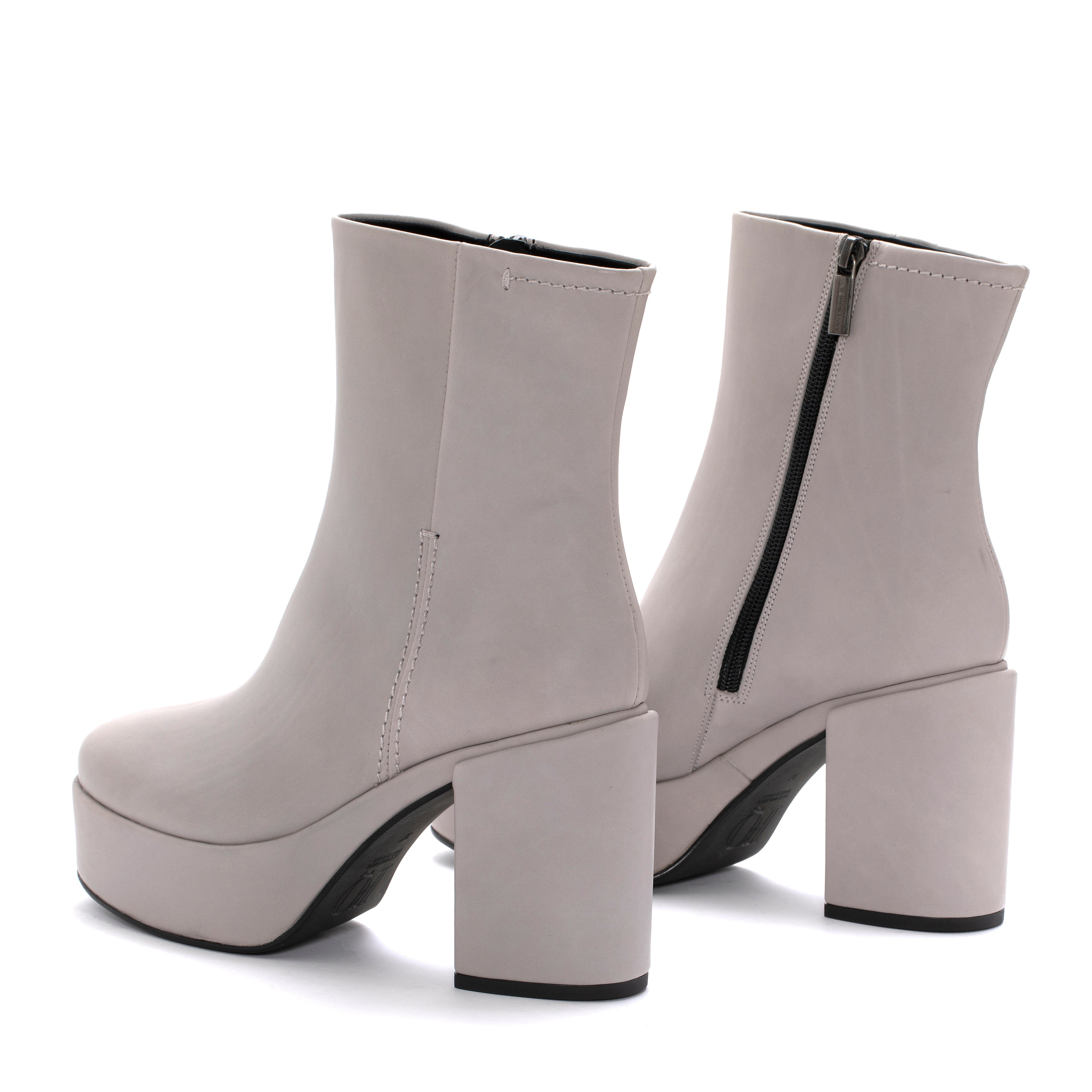 BOTIN DE TACON KANSAS FOULARD GREY