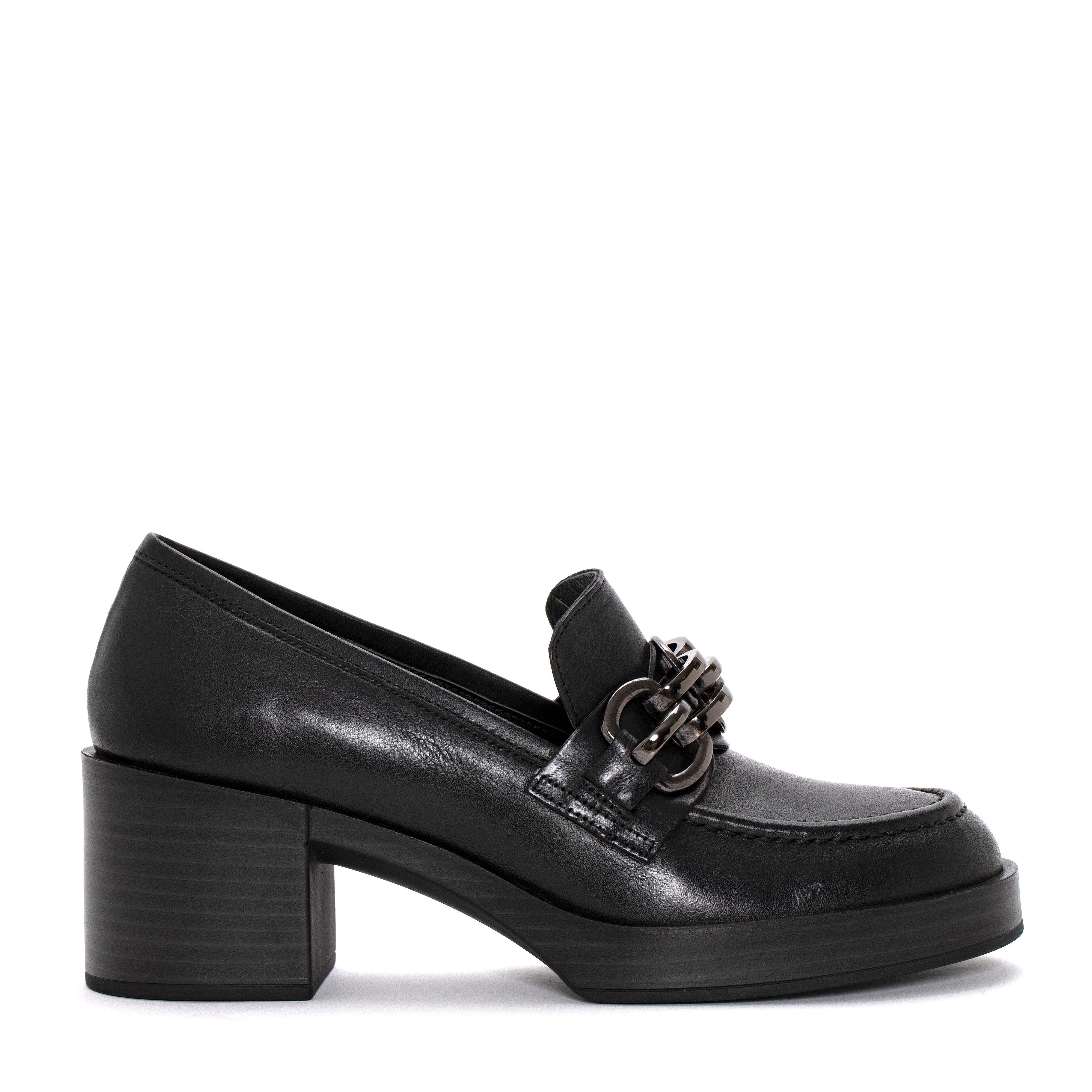 CRISTIN ETRUSCO BLACK HEEL SHOE