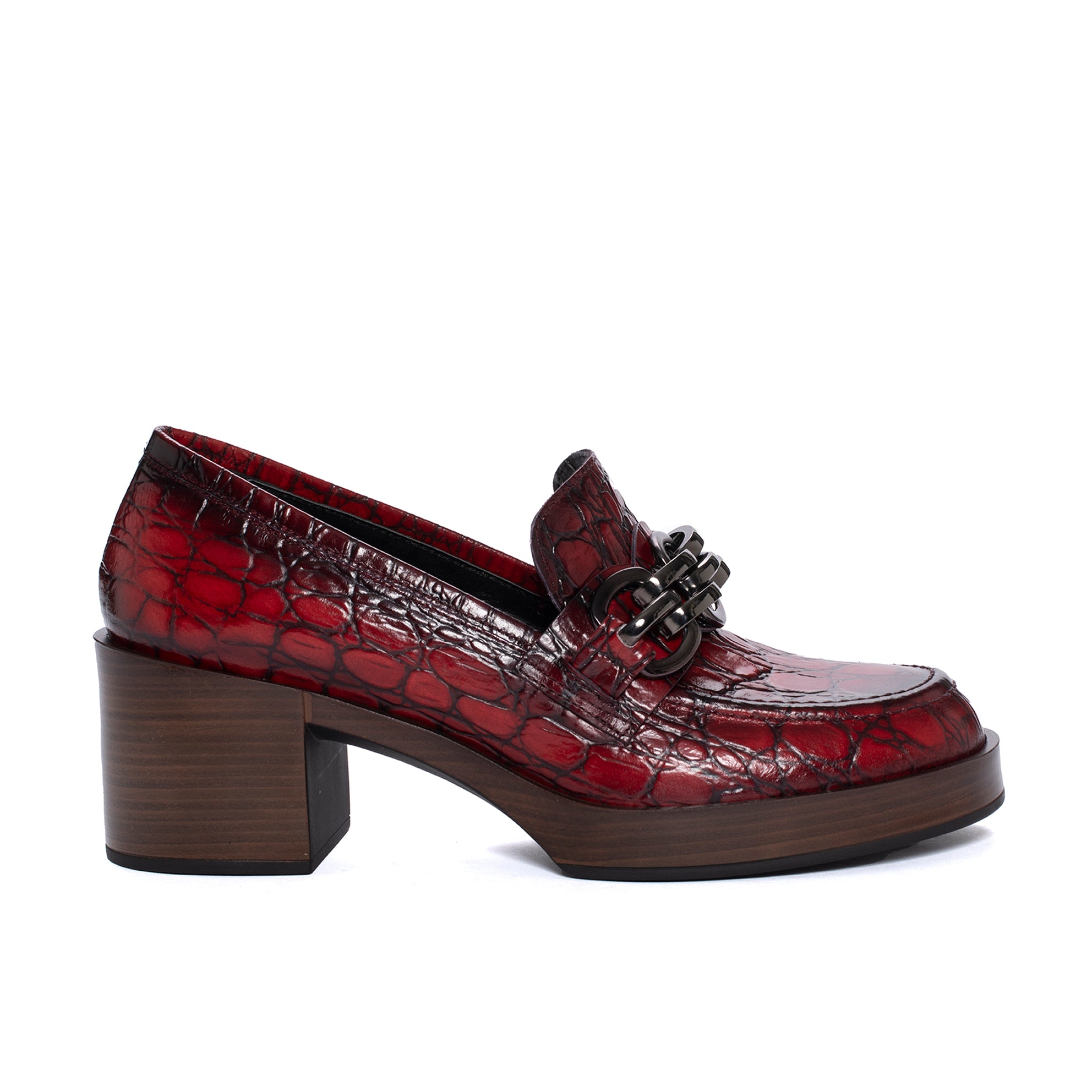 ZAPATO TACON CRISTIN COCONUT CHERRY