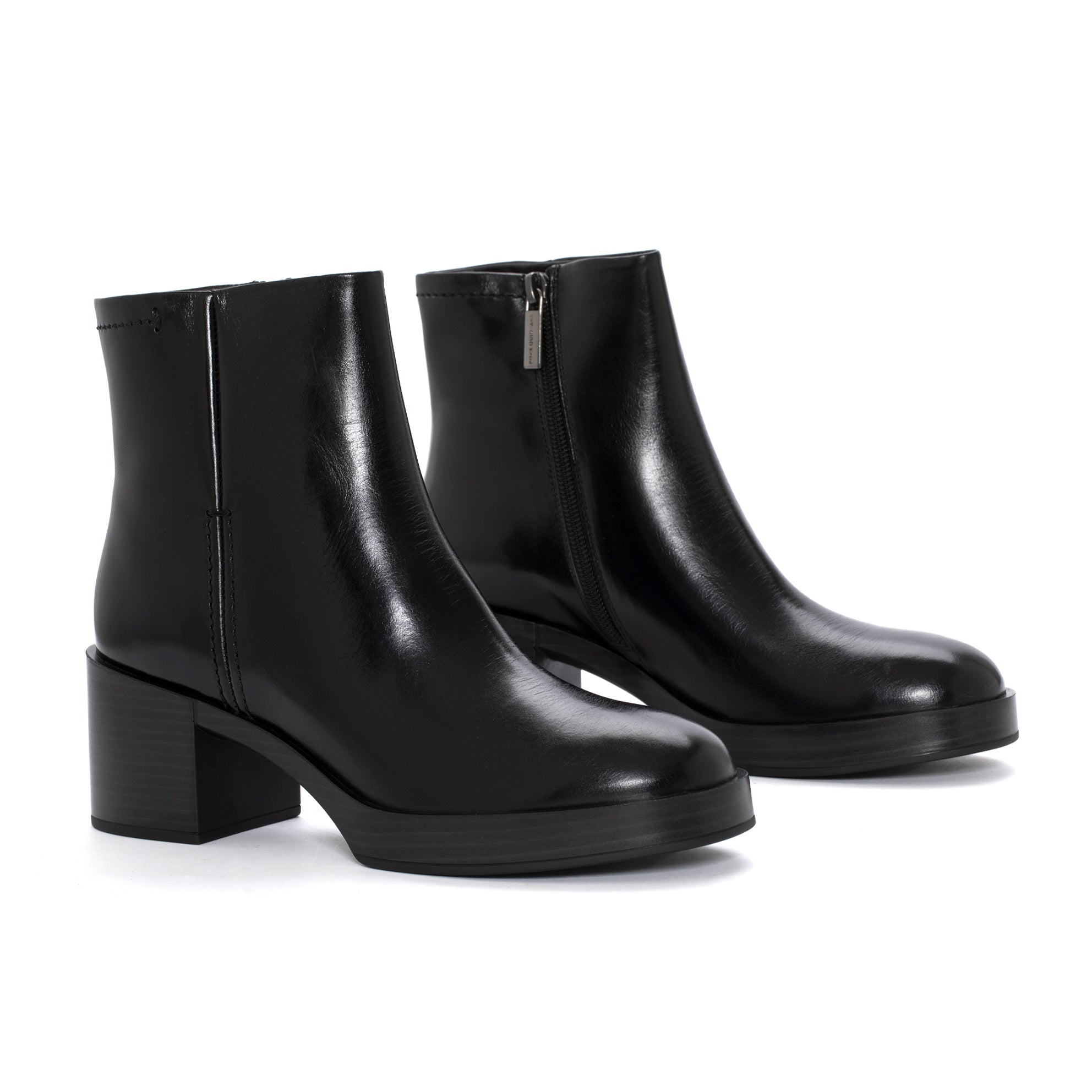 CRISTIN NEPAL BLACK HEEL BOOT