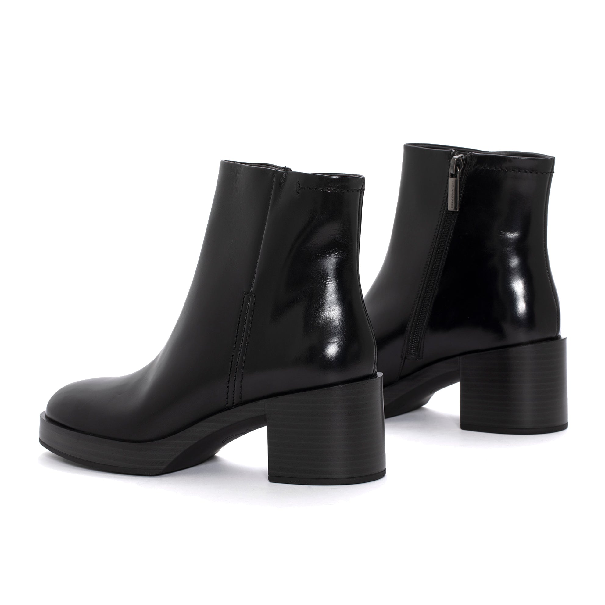 CRISTIN NEPAL BLACK HEEL BOOT