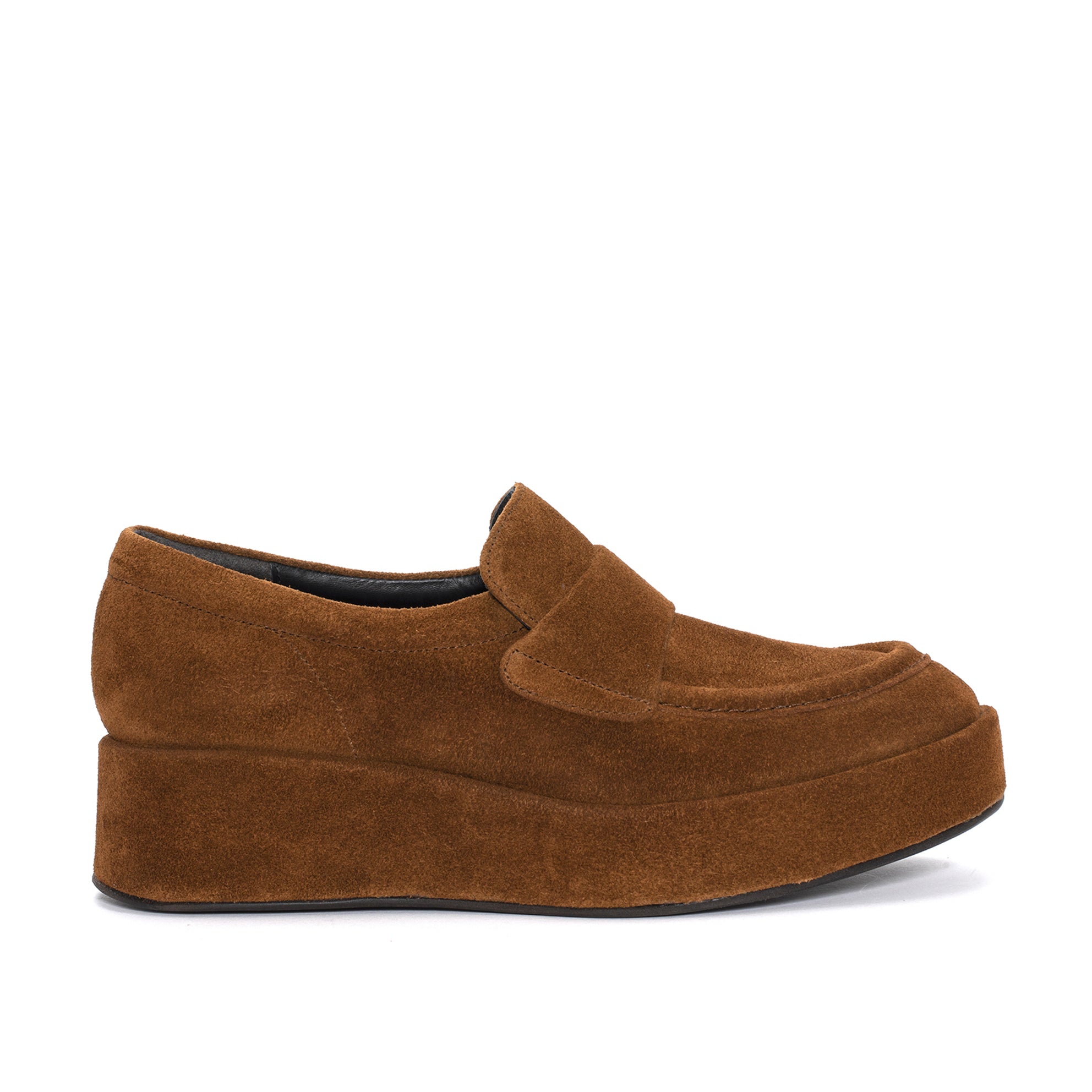 MOCASIN PLATAFORMA OMEGA VELOUR CUERO