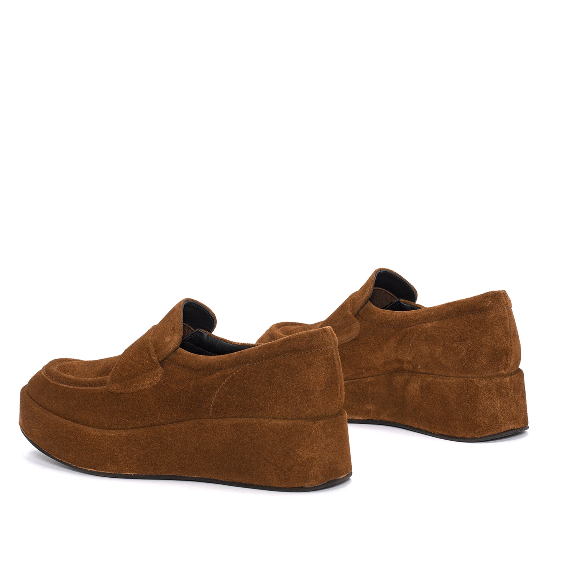 MOCASIN PLATAFORMA OMEGA VELOUR CUERO